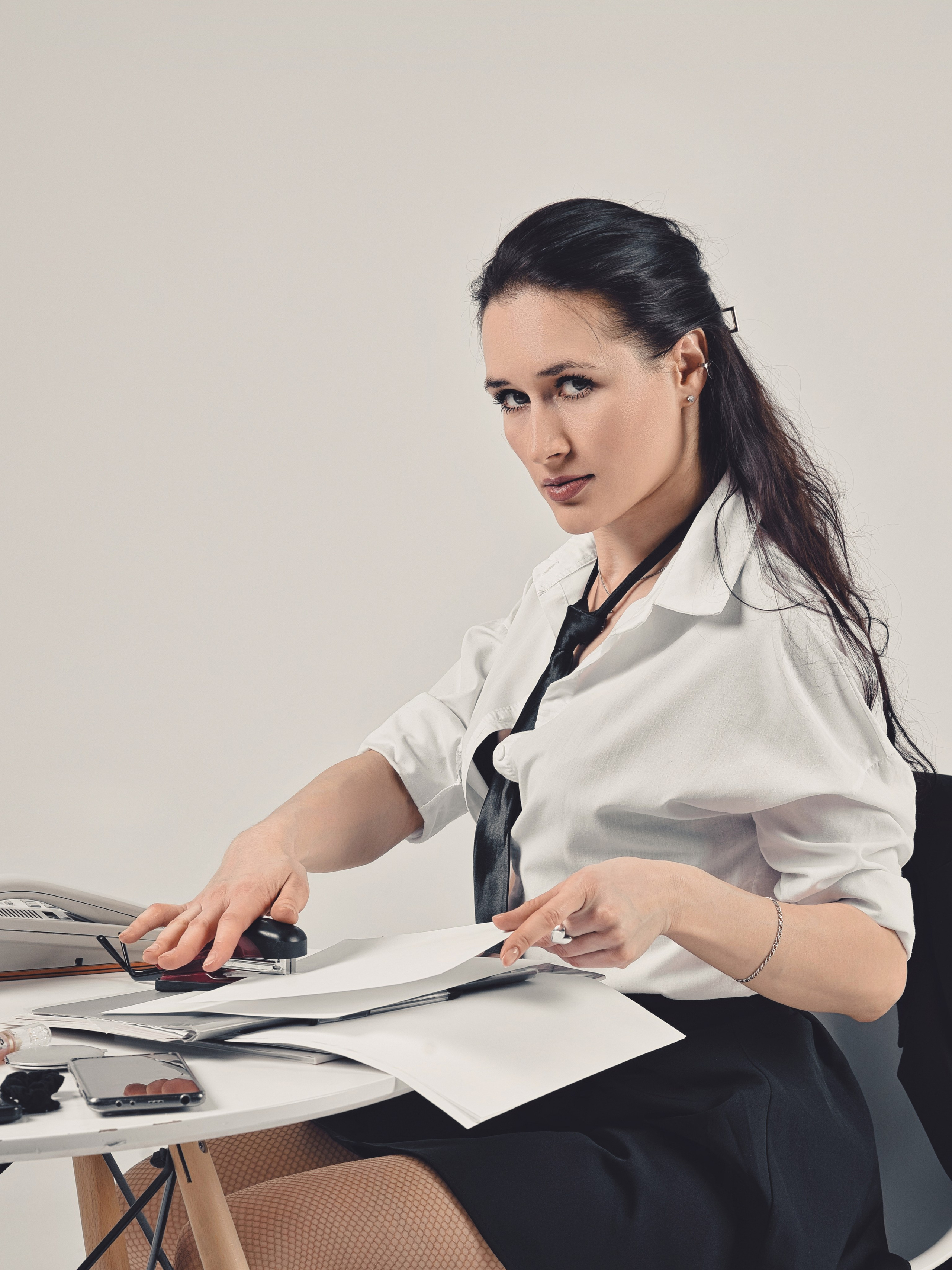 Секретарша. Фотограф Денис Кривопусков