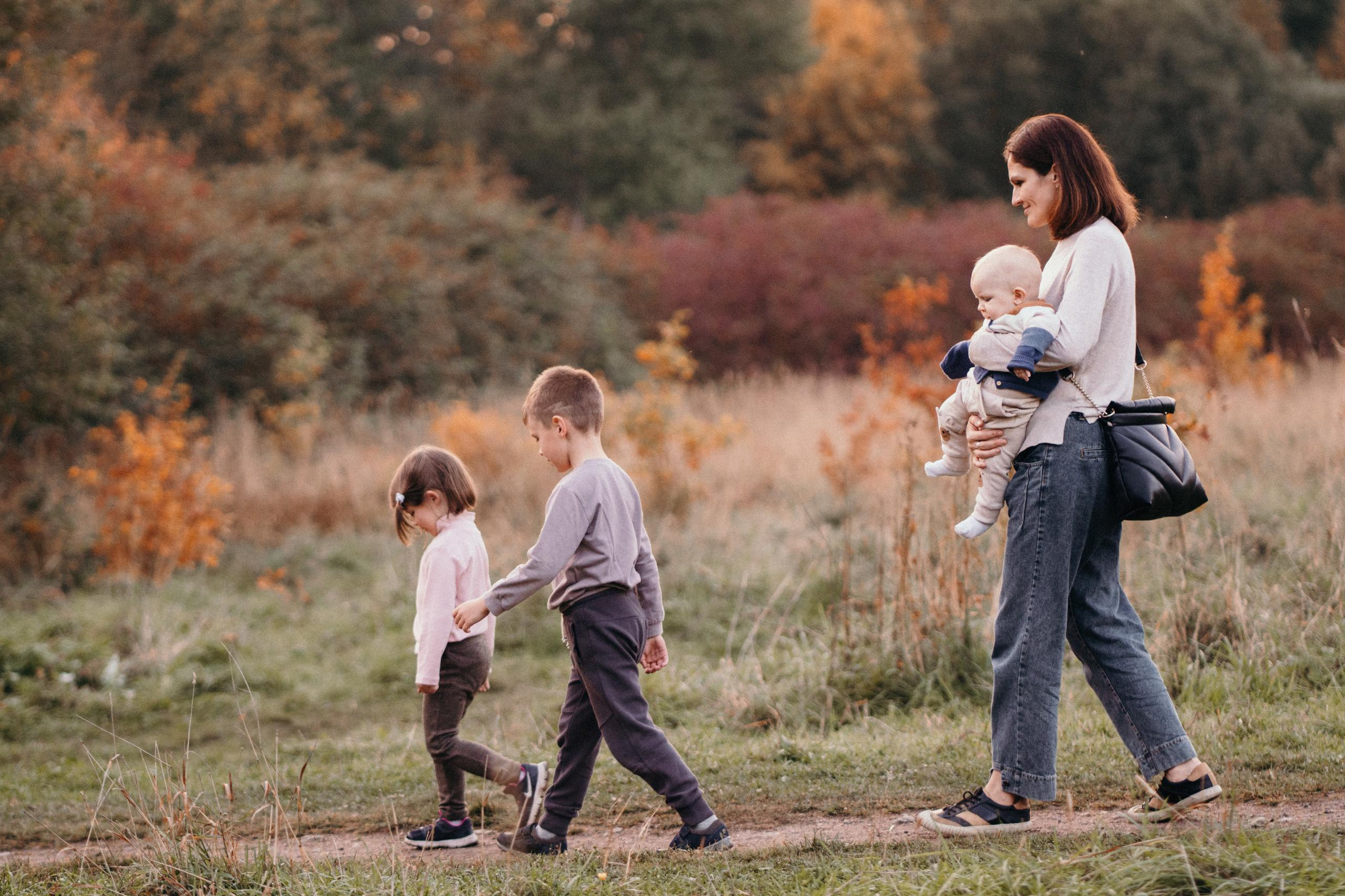 Семейная фотосессия на природе. Семейный и детский фотограф в Санкт-Петербурге Наталья Григорьева