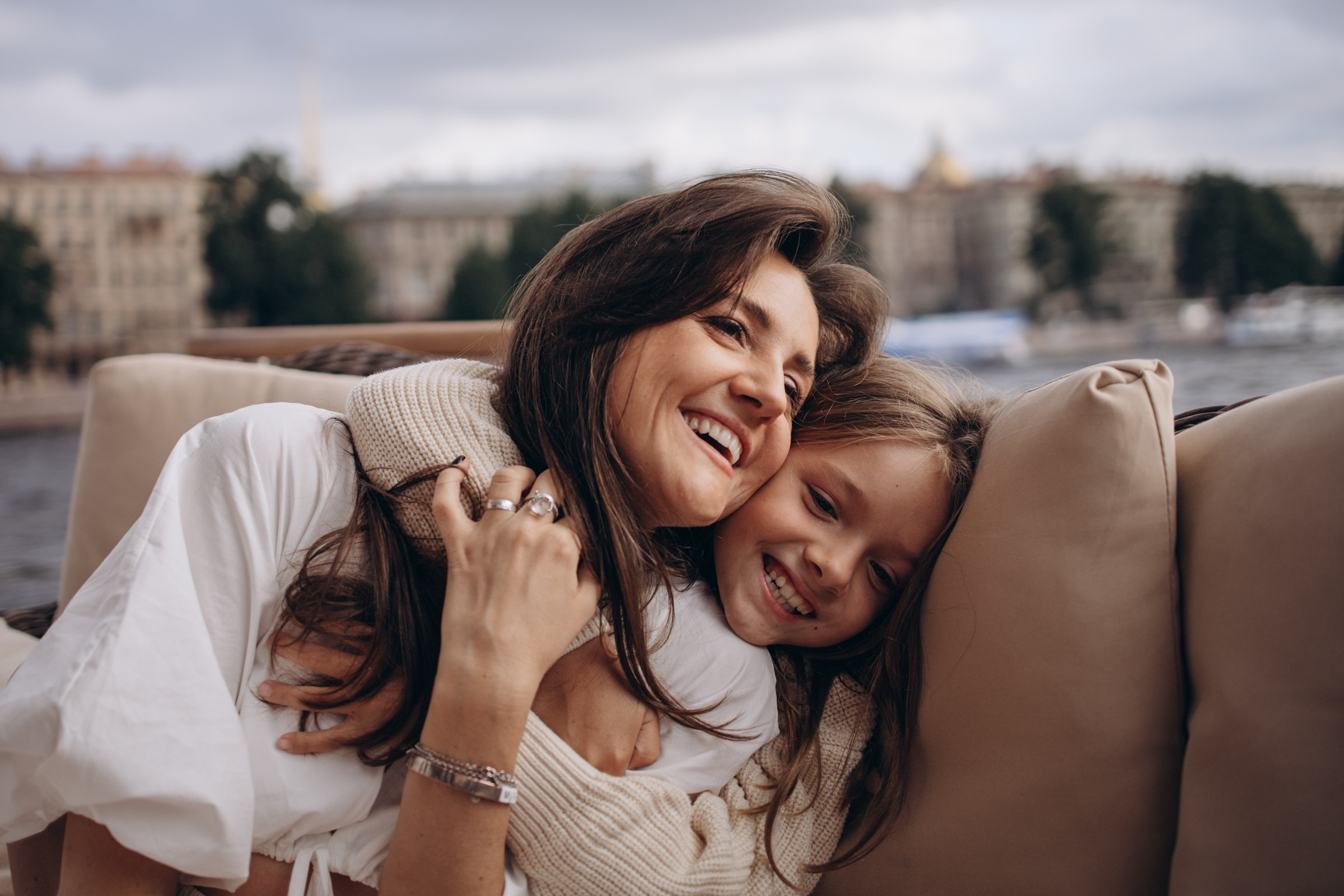 Люба, Миша, Ксюша и Даша. Семейный фотограф Екатерина Еремеева