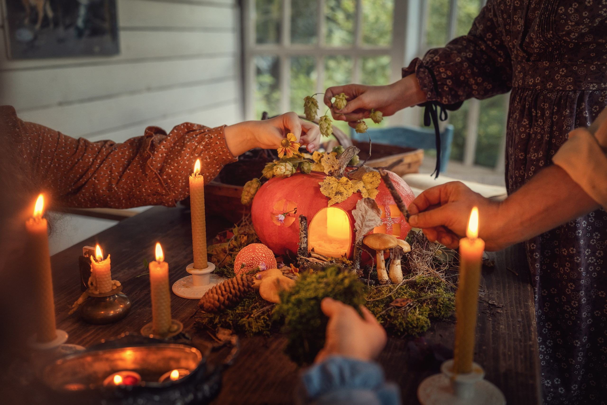 Семейные радости. Осень в Old New Home. Семейный фотограф Новая Рига (Звенигород, Истра) Евгения Литовченко