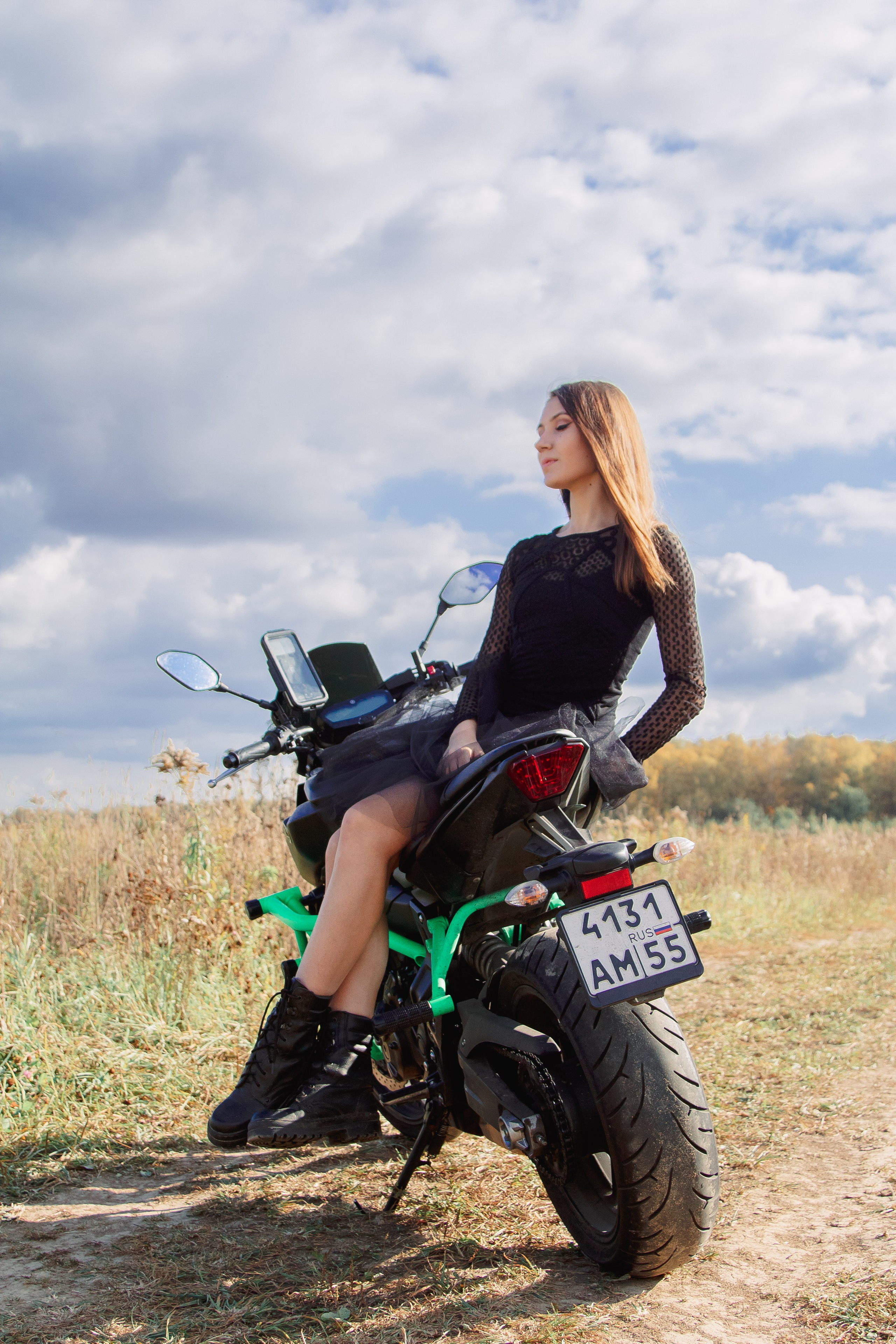 Балерина и байкер в одном лице. Балетный фотограф в Москве Галина Молчанова