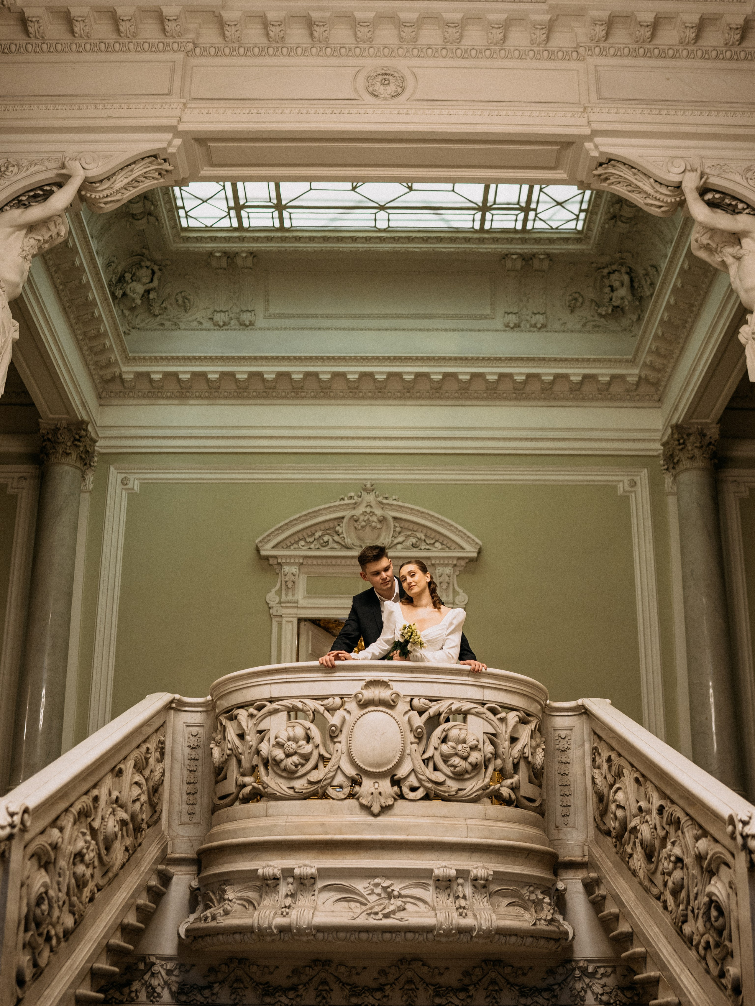 Свадебная фотосессия в Санкт-Петербурге. Федосова Елизавета - свадебный фотограф СПб. Фотосессия Дворец Бракосочетания №1
