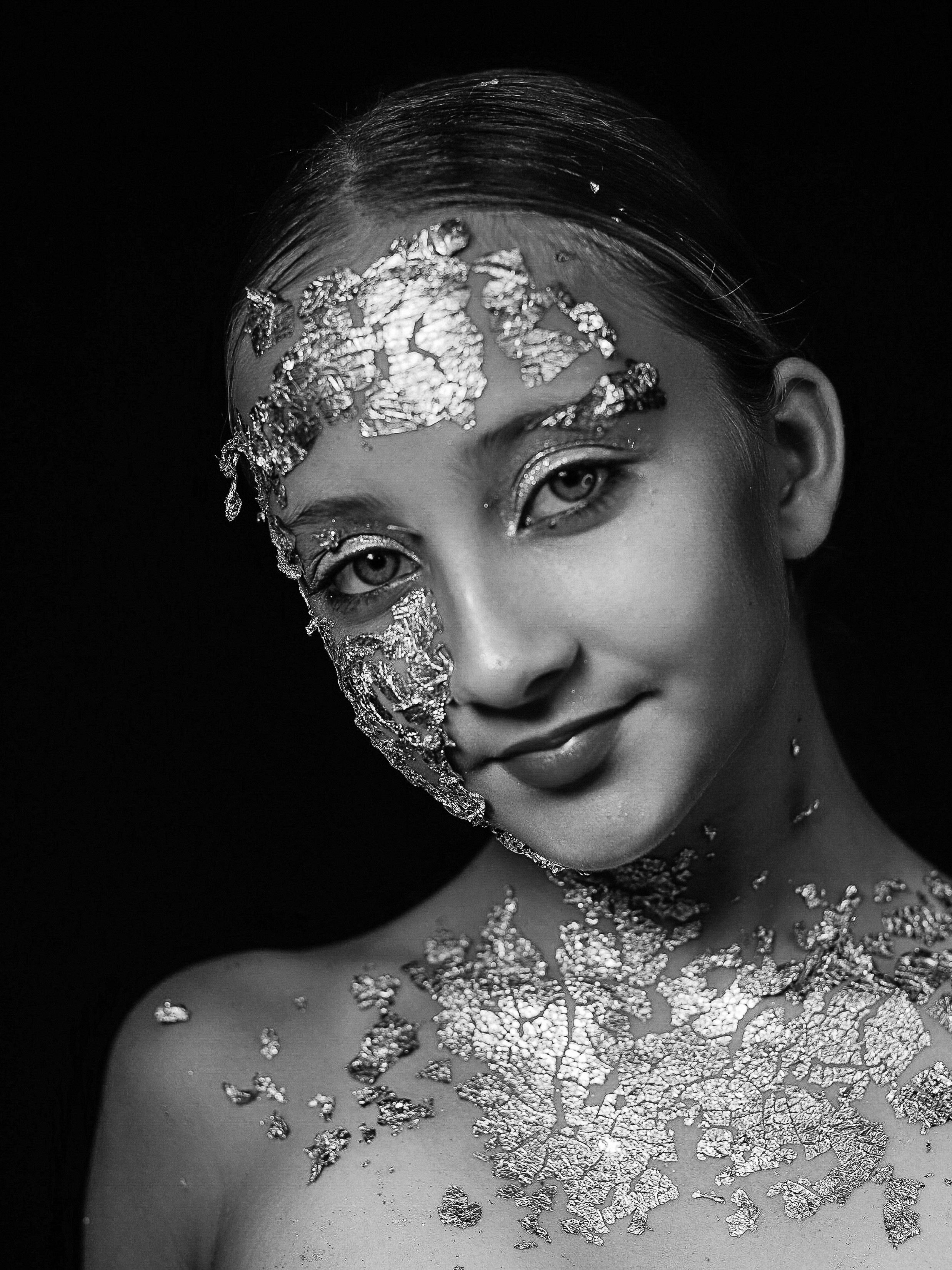 Портреты с глитер. Фотограф Юлия Мальцева