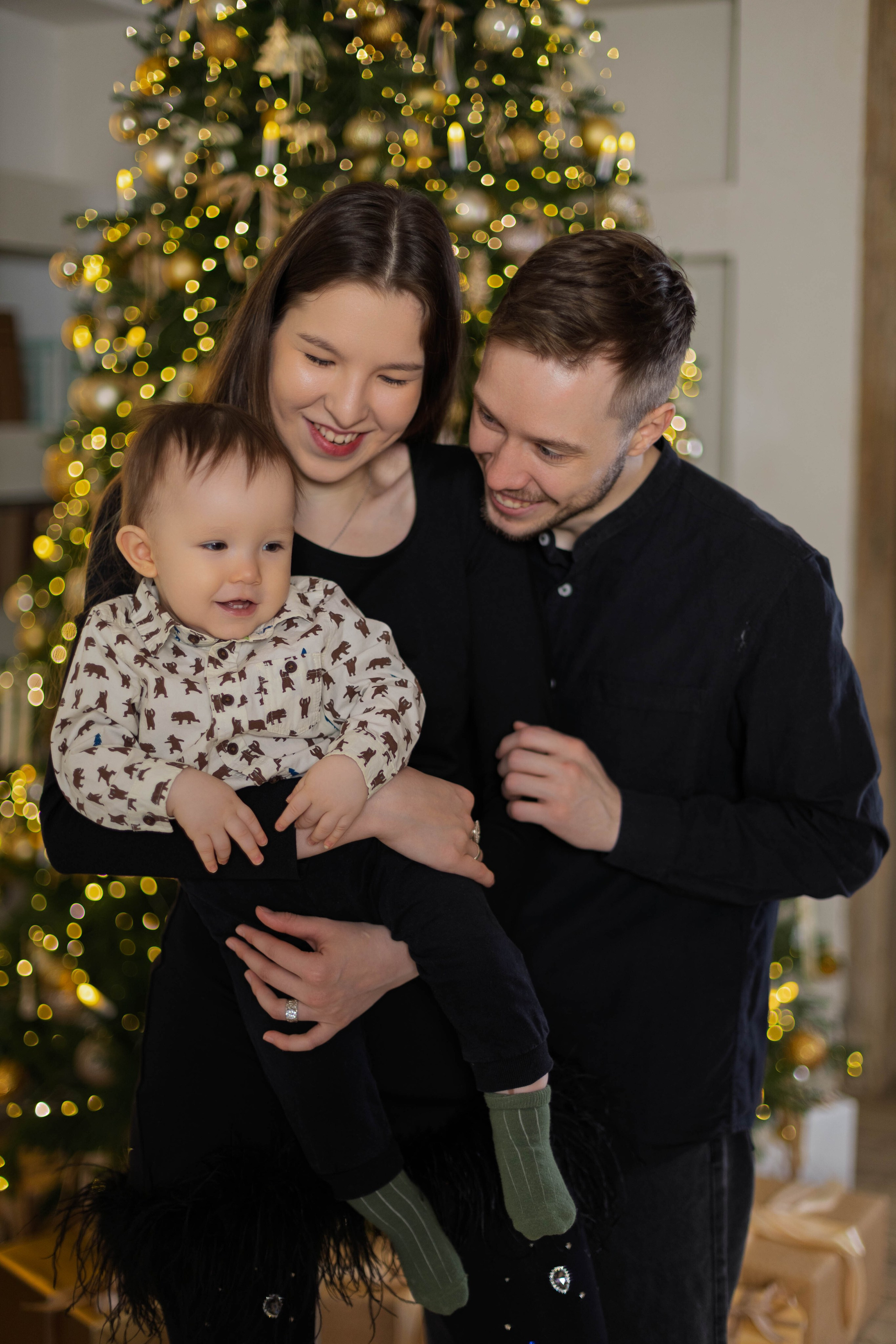 Миша и родители. Семейный фотограф Гульцовская Екатерина