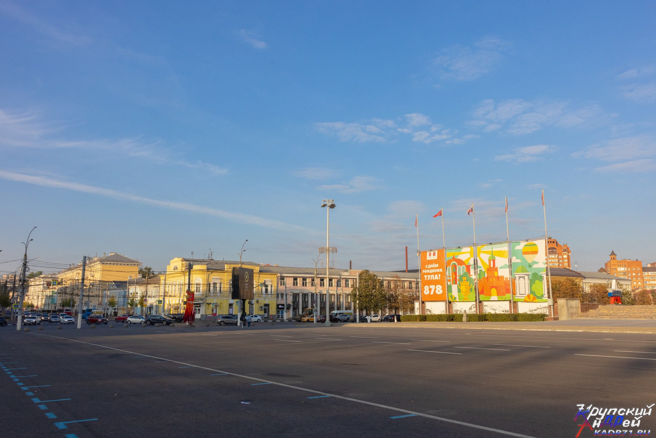 Площадь Ленина, Гостинный двор, Белый дом, Фонтаны, улица Советская. Фотограф в Туле Крупский АнДРей. Фотостудия «КАДР71» в Туле