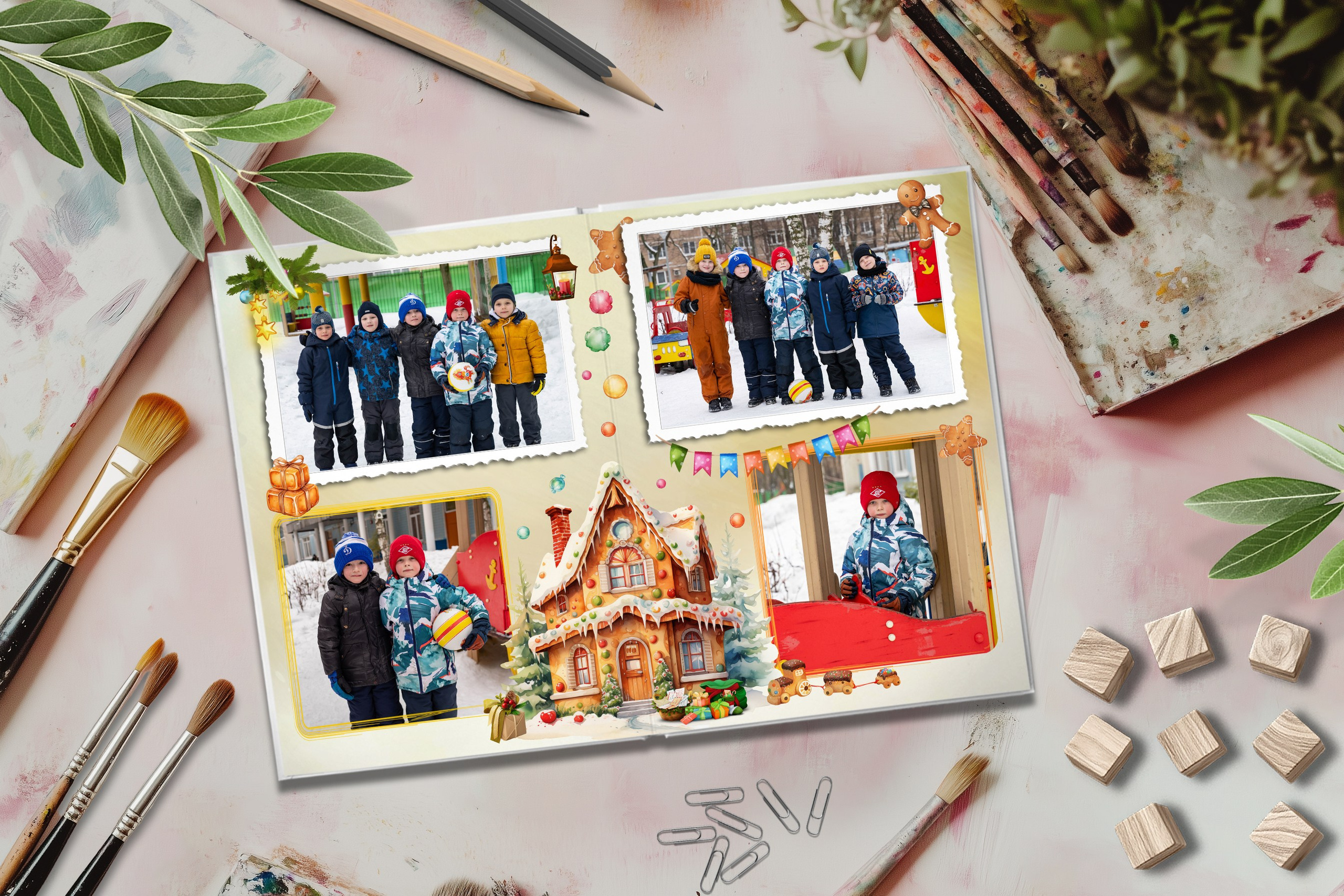 Дизайн Карамельный. Шаблоны и дизайны выпускных альбомов и фотокниг