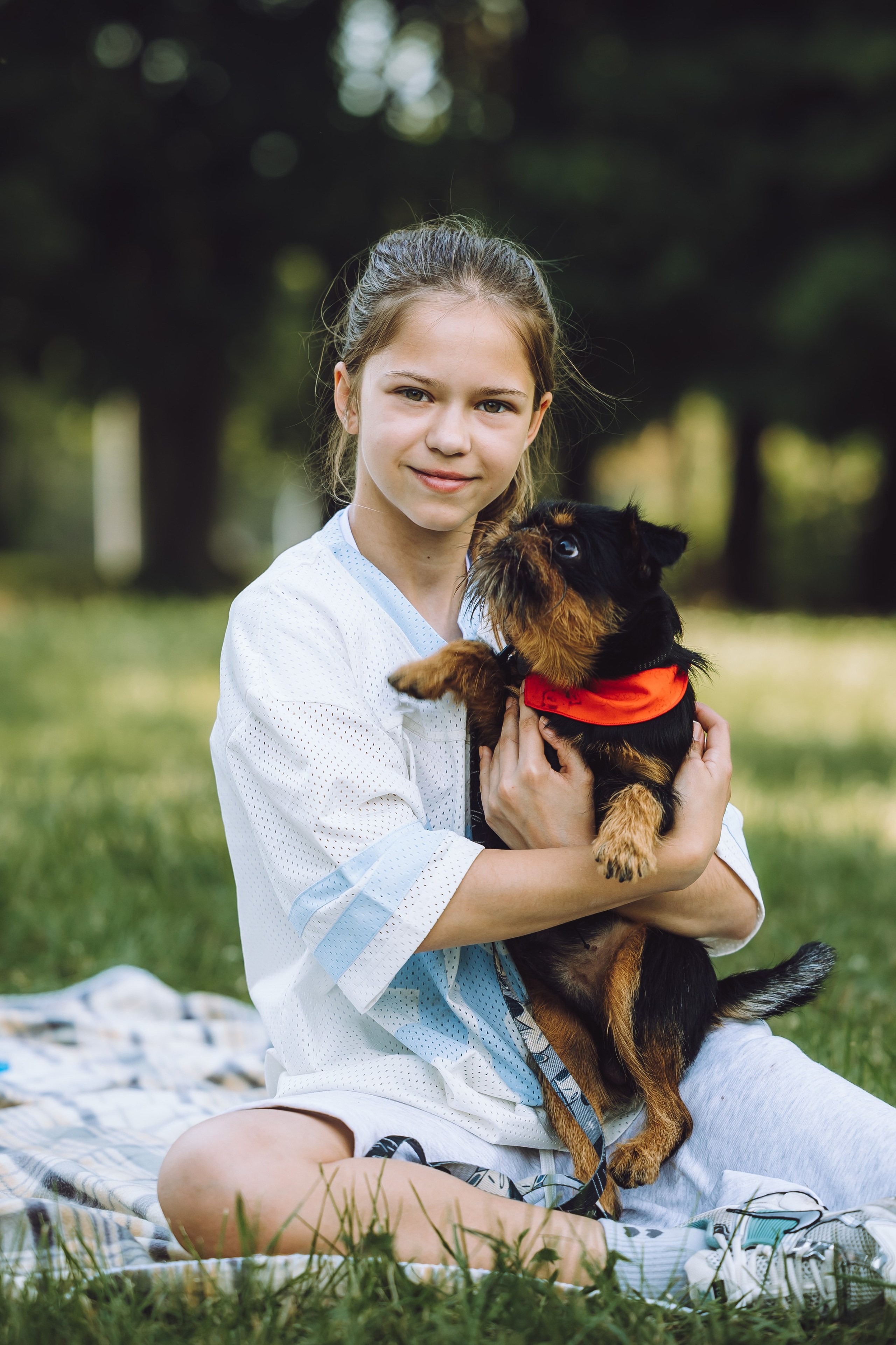 Griff-пикник. Семейный фотограф животных, анималист в Москве Екатерина Киреева