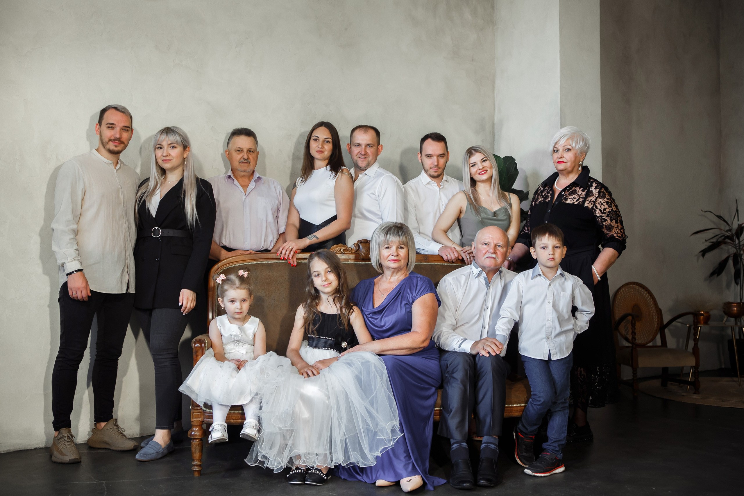 Очень большая семья, личные и парные портреты. Свадебный и портретный Фотограф в Липецке Дмитрий Котюков