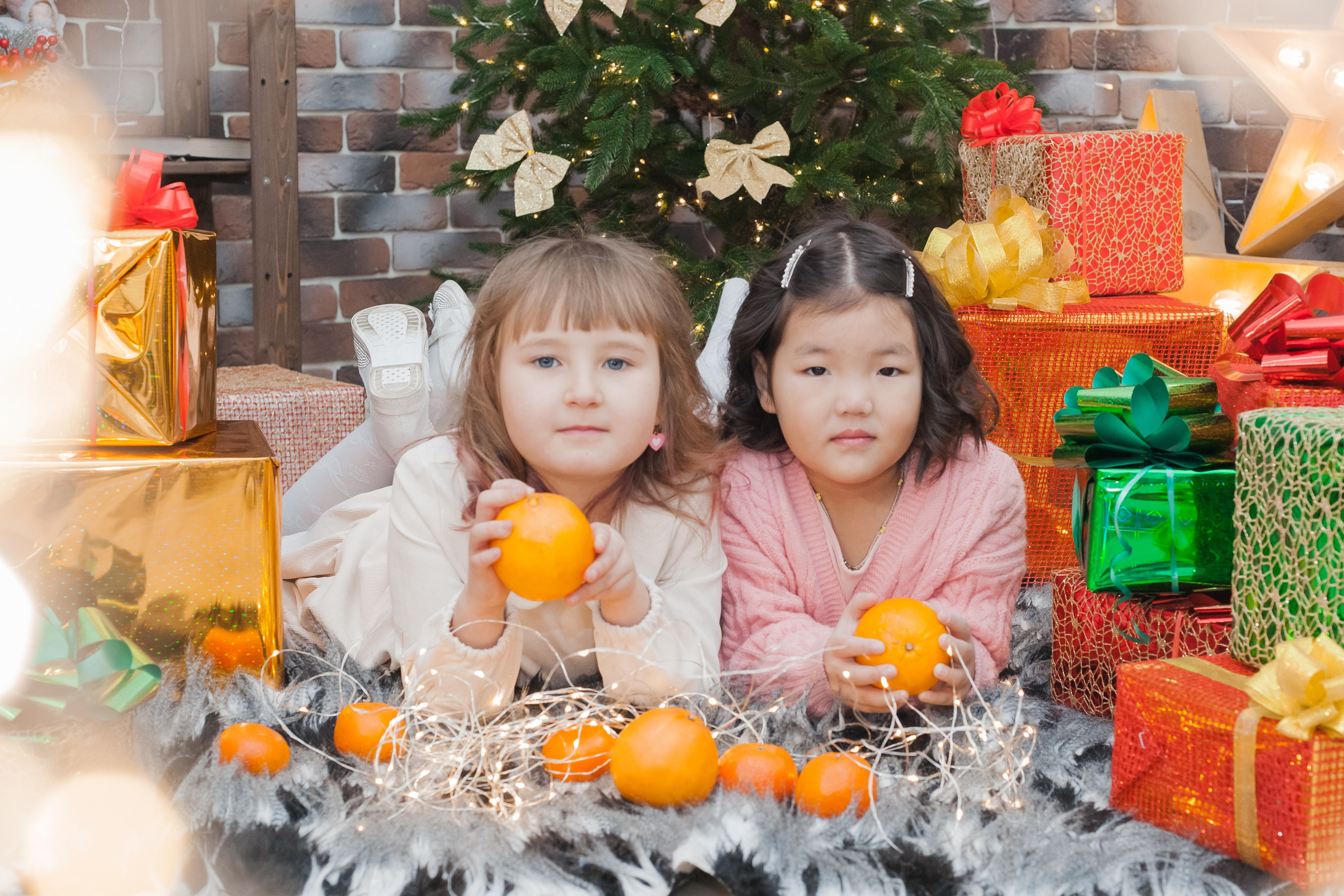 Детский сад в Новогодней студии. Фотограф Бурятия. Печать фотокниг