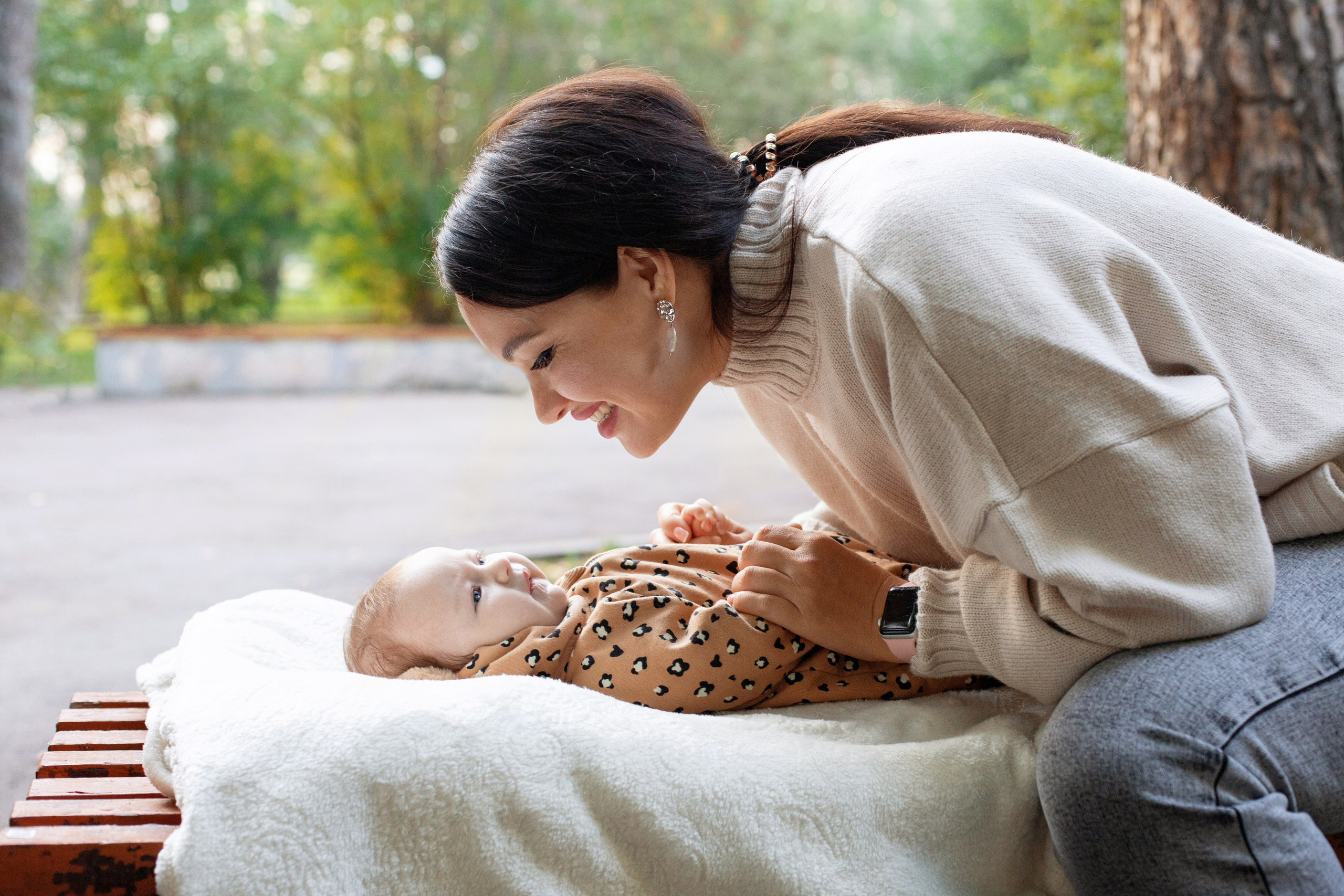 Прогулка Ольги. Фотограф новорожденных в Екатеринбурге Татьяна Продан