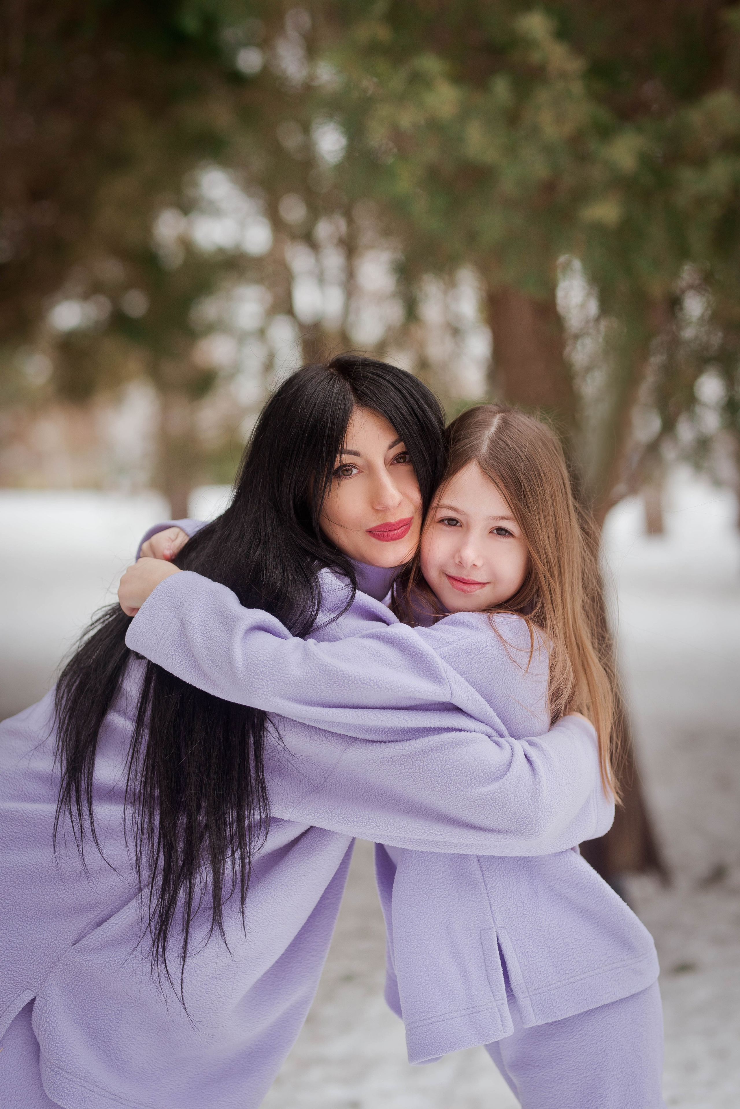 Мама дочь зима. Свадебный и семейный фотограф Яна Стражева. Волгоград, Москва