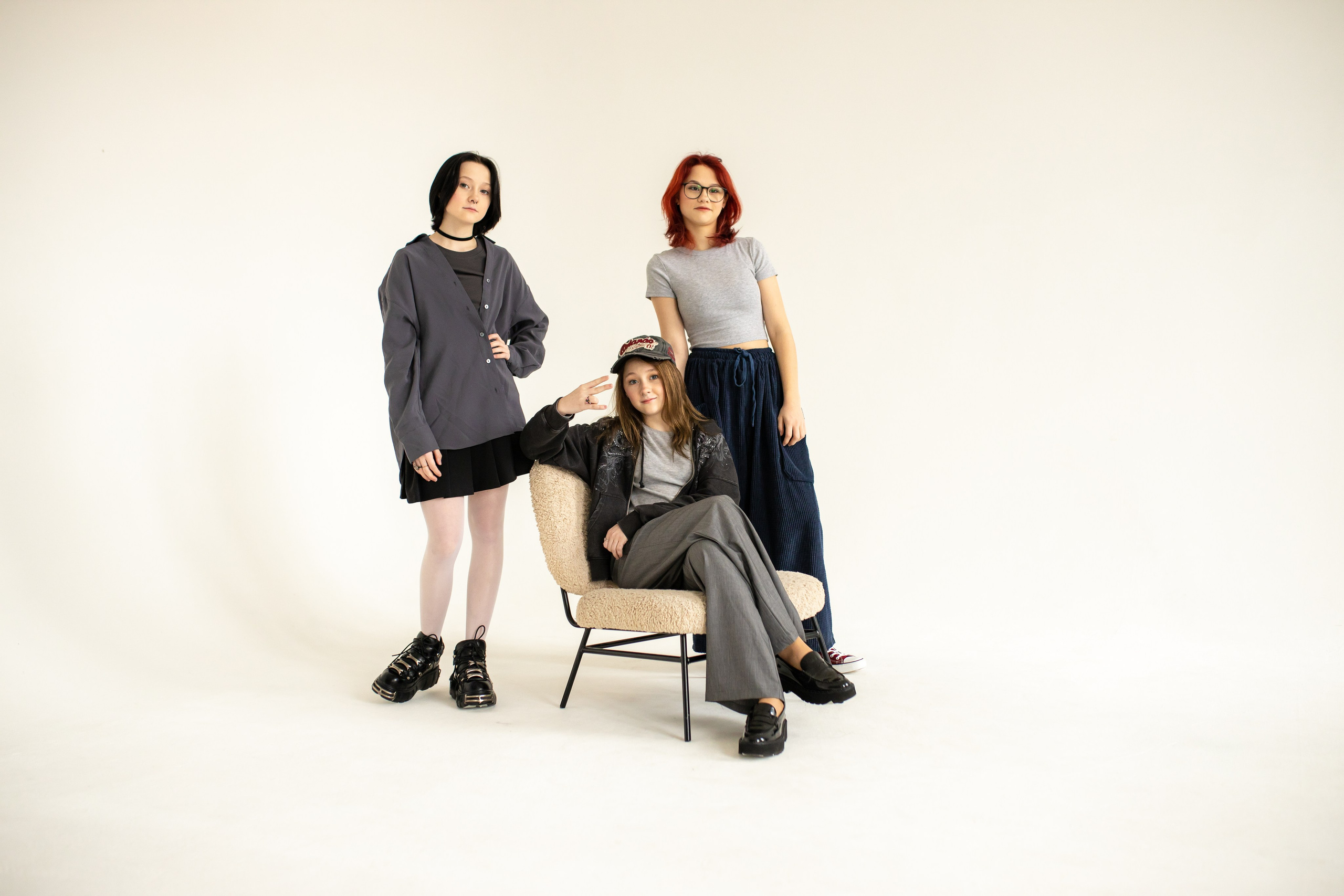 Семейная фотосессия на циклораме с естественным светом. Фотограф в Железнодорожном и Балашихе