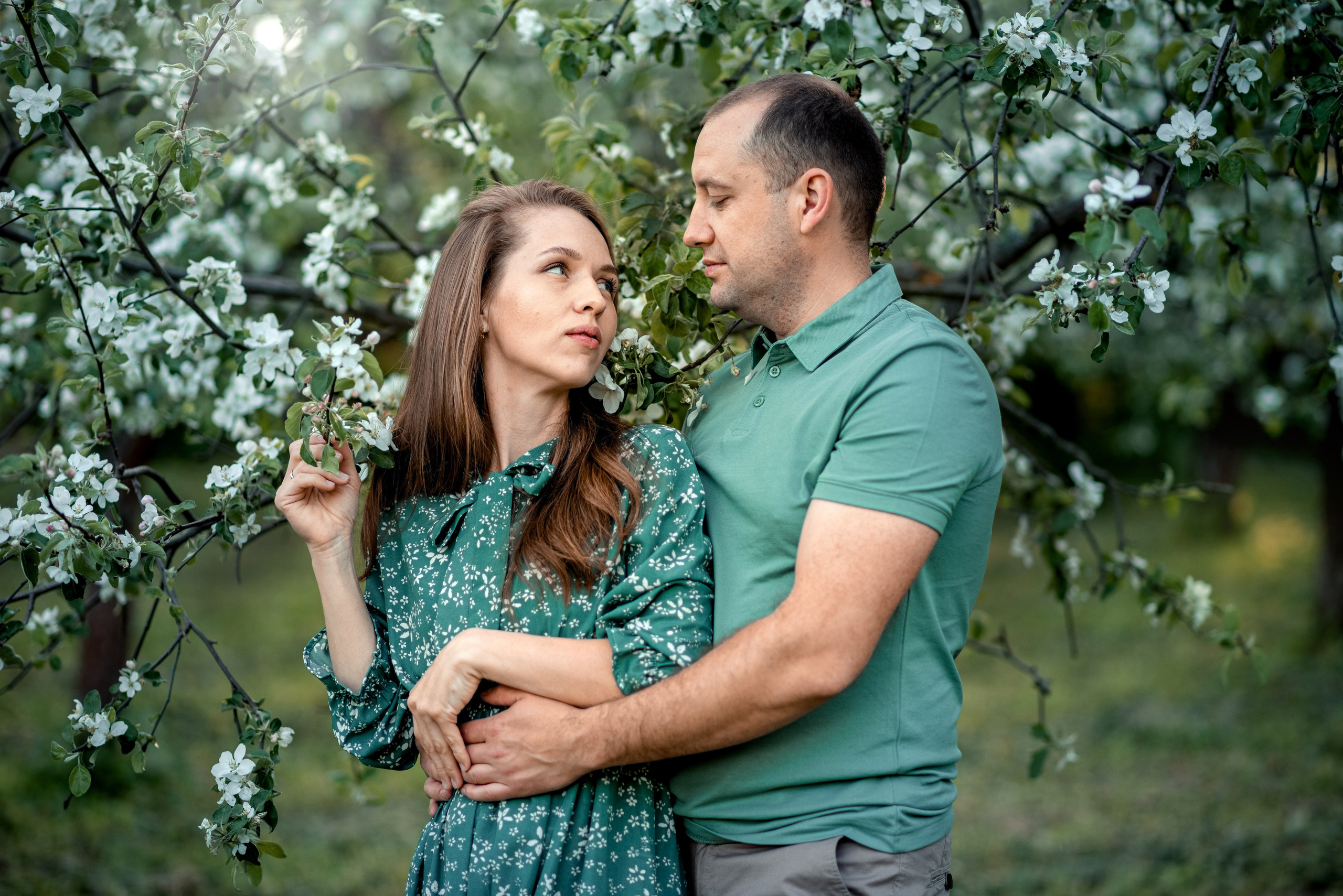 Семейная фотосессия в цветении. Ясная Поляна. Семейный и детский фотограф в Туле Светлана Воронкова