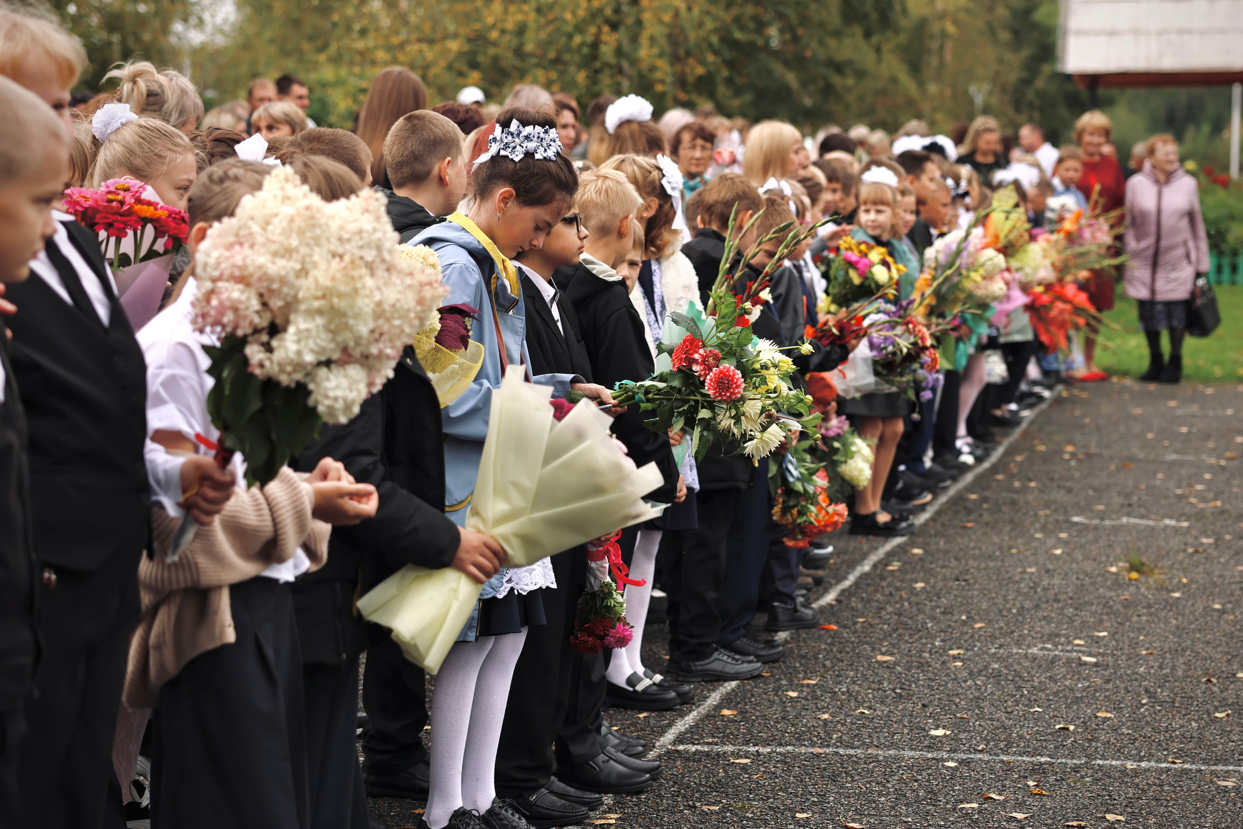 1 сентября. Родная школа. Фотограф портретист в Санкт Петербурге Дроздова Алла