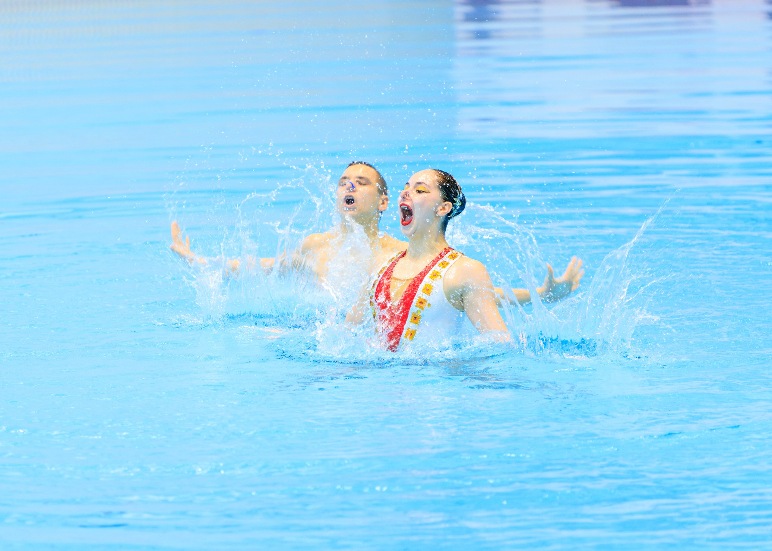 Первенство России по синхронному плаванию дуэт смешанный — техническая программа. Выпускные альбомы и школьный фотограф в Подольске, Троицке, Щербинке, Москве и Московской области