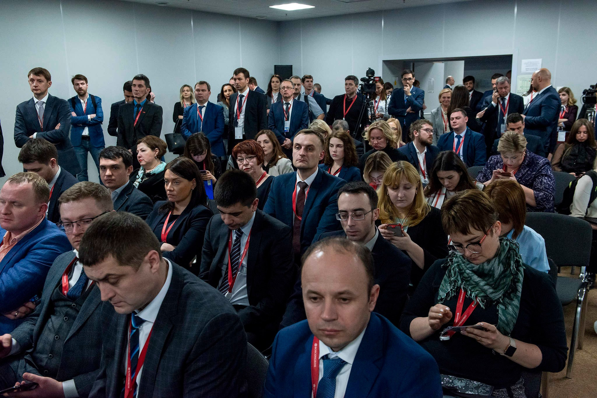 На международном инвестиционном форуме в Сочи в 2019 году. Съемка компании Росконгресс.