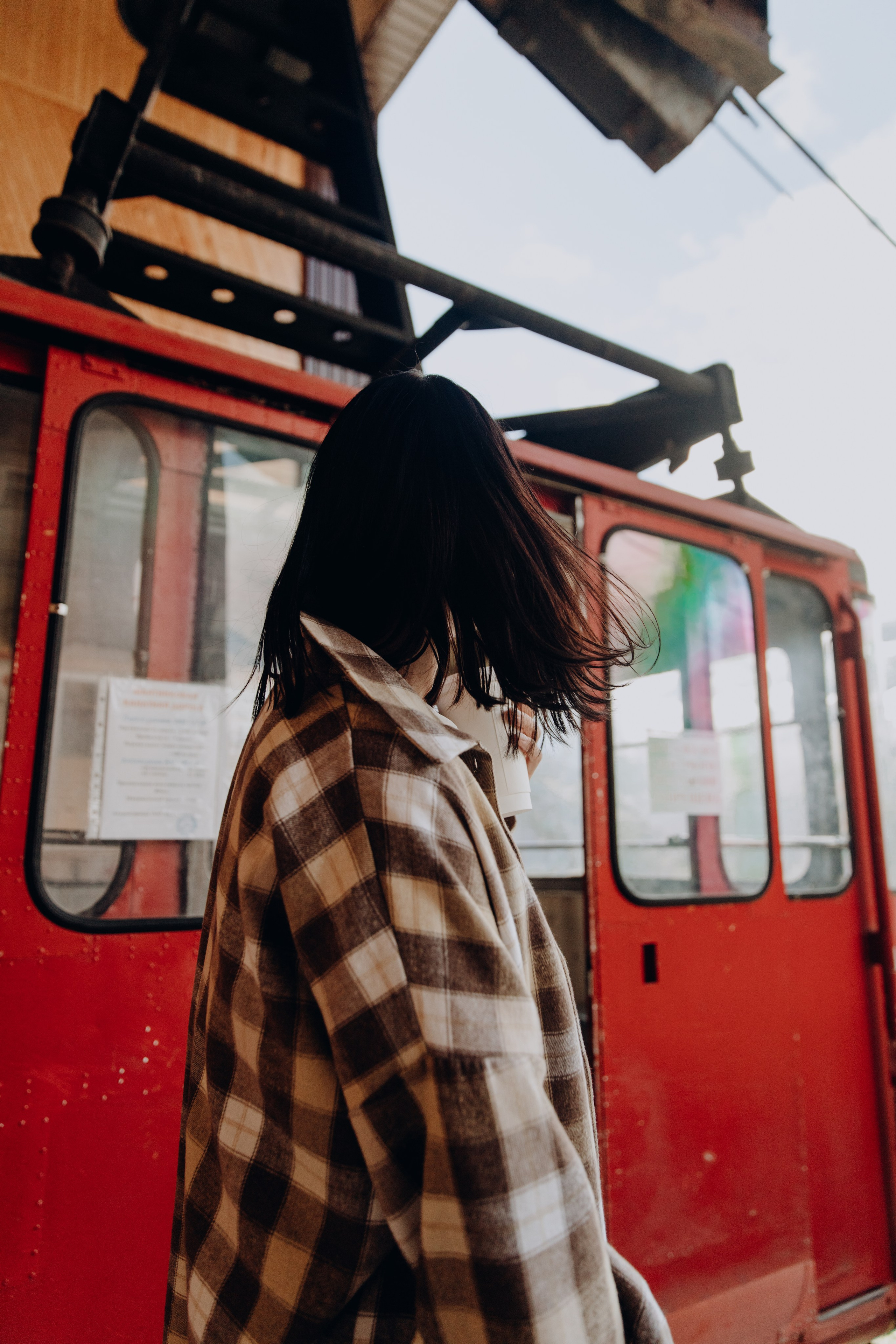 Юля с семьей, Домбай. Портфолио