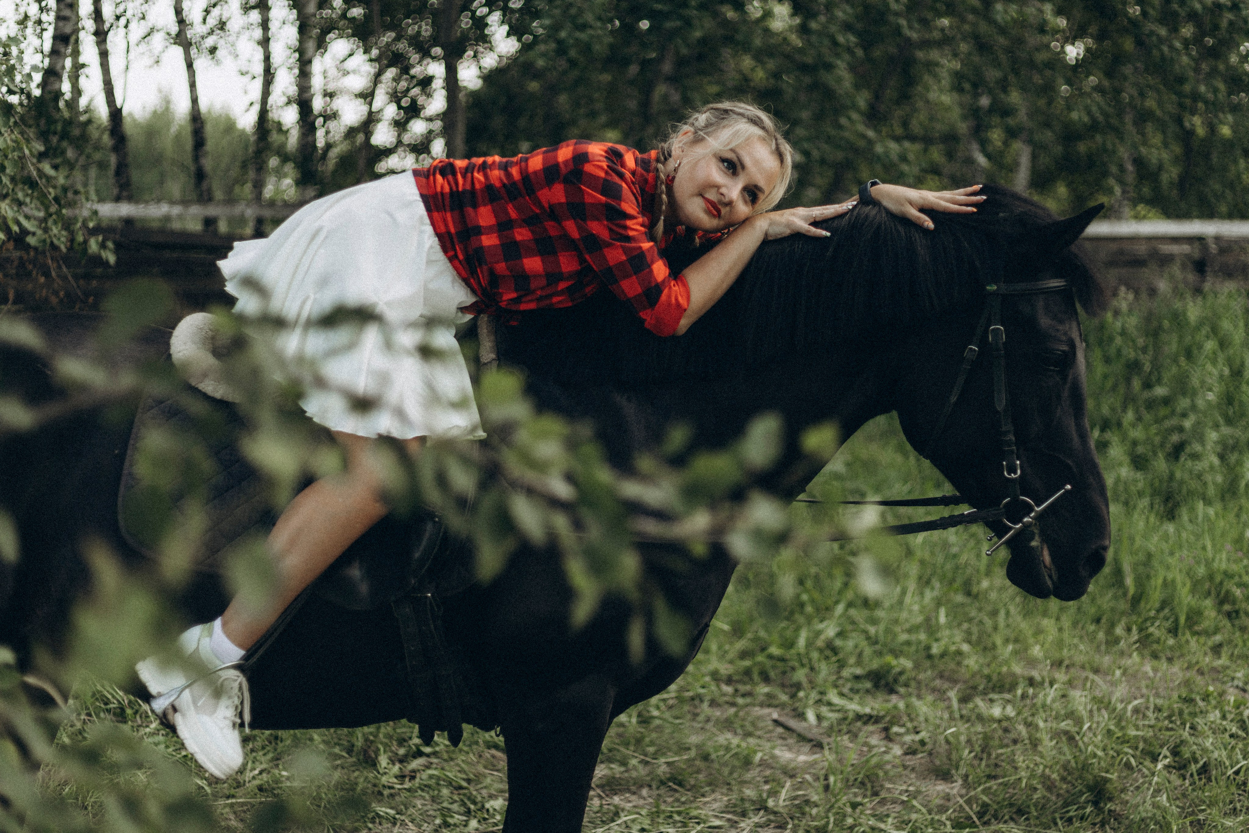 Семейная прогулка с лошадкой. Семейный и детский фотограф в Рязани Васюгова Мария