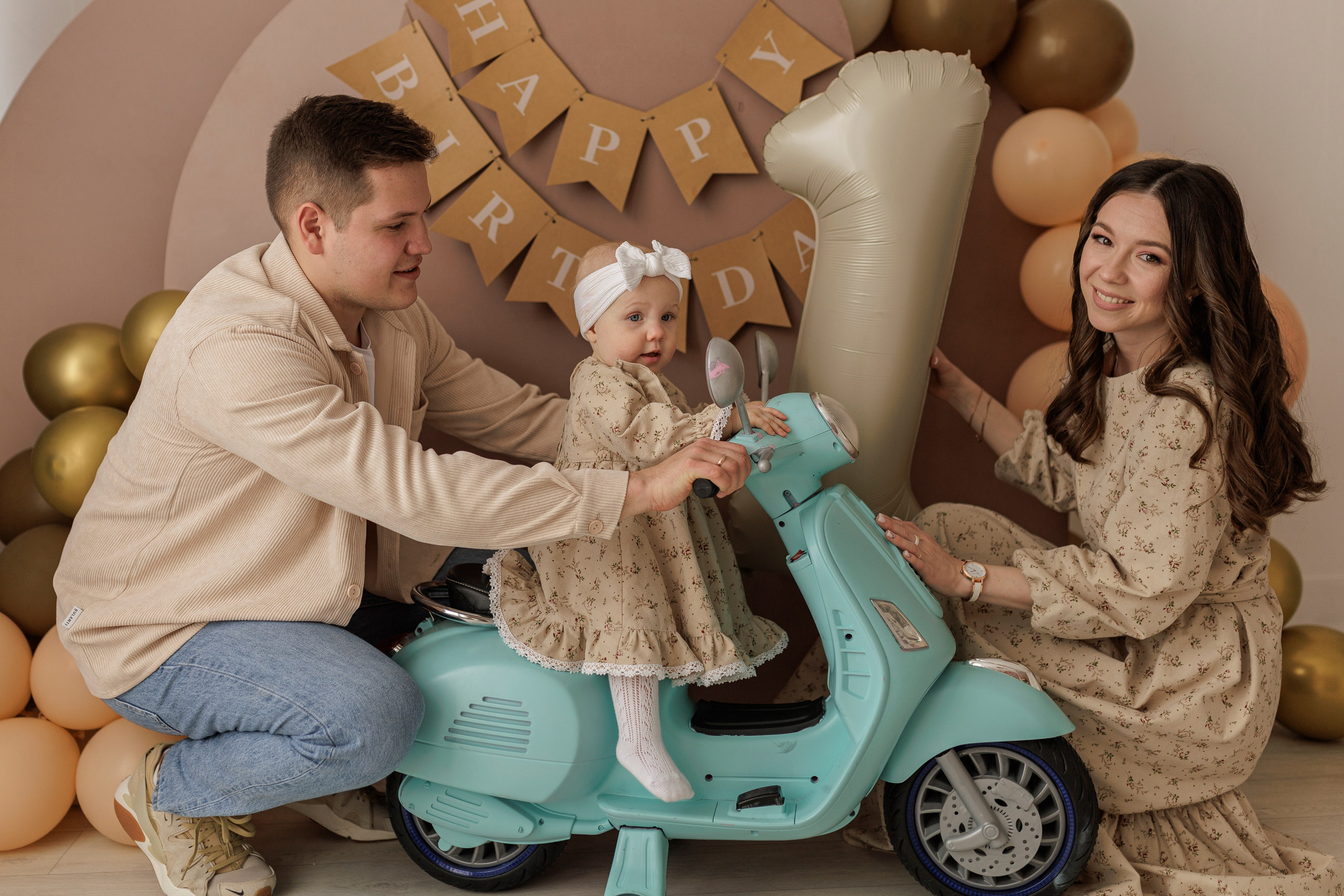 Сьемка годика для Анечки. Семейный и детский фотограф в Рязани Васюгова Мария