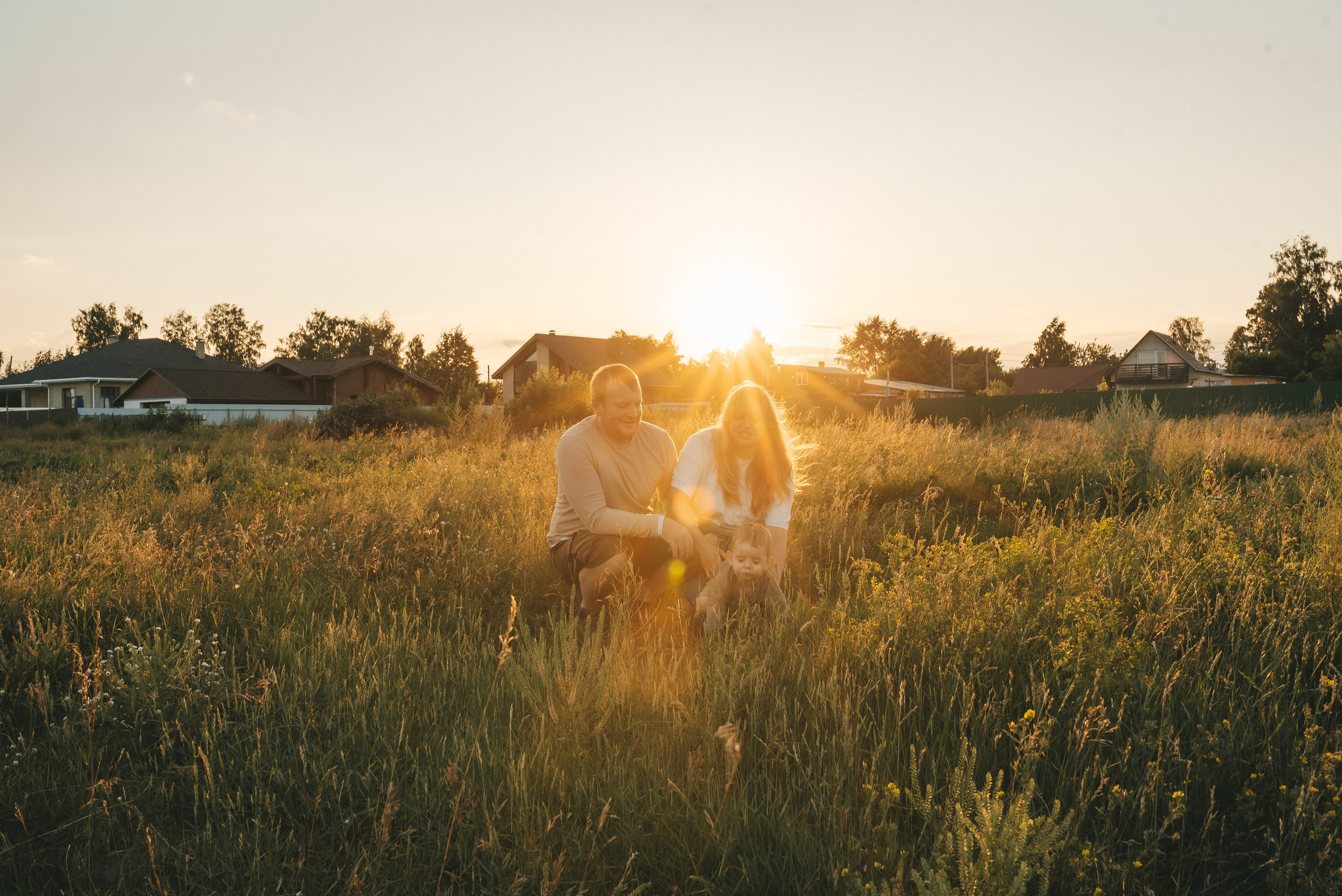 Маша Андрей Женя. Семейная фотосессия в Новосибирске от фотографа Ольги Коваль