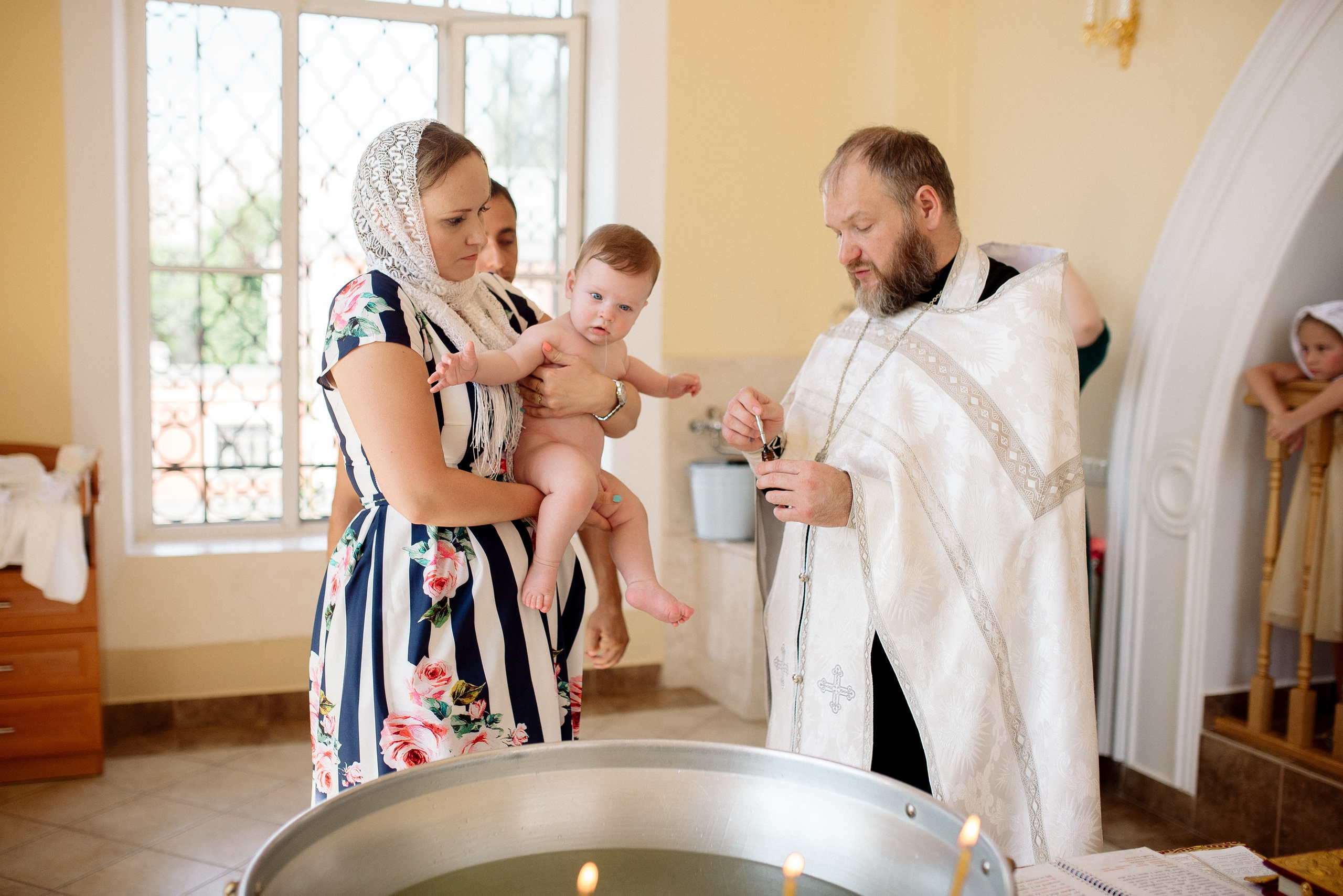 Крещение Сашули. Фотограф Мария Стрелкова