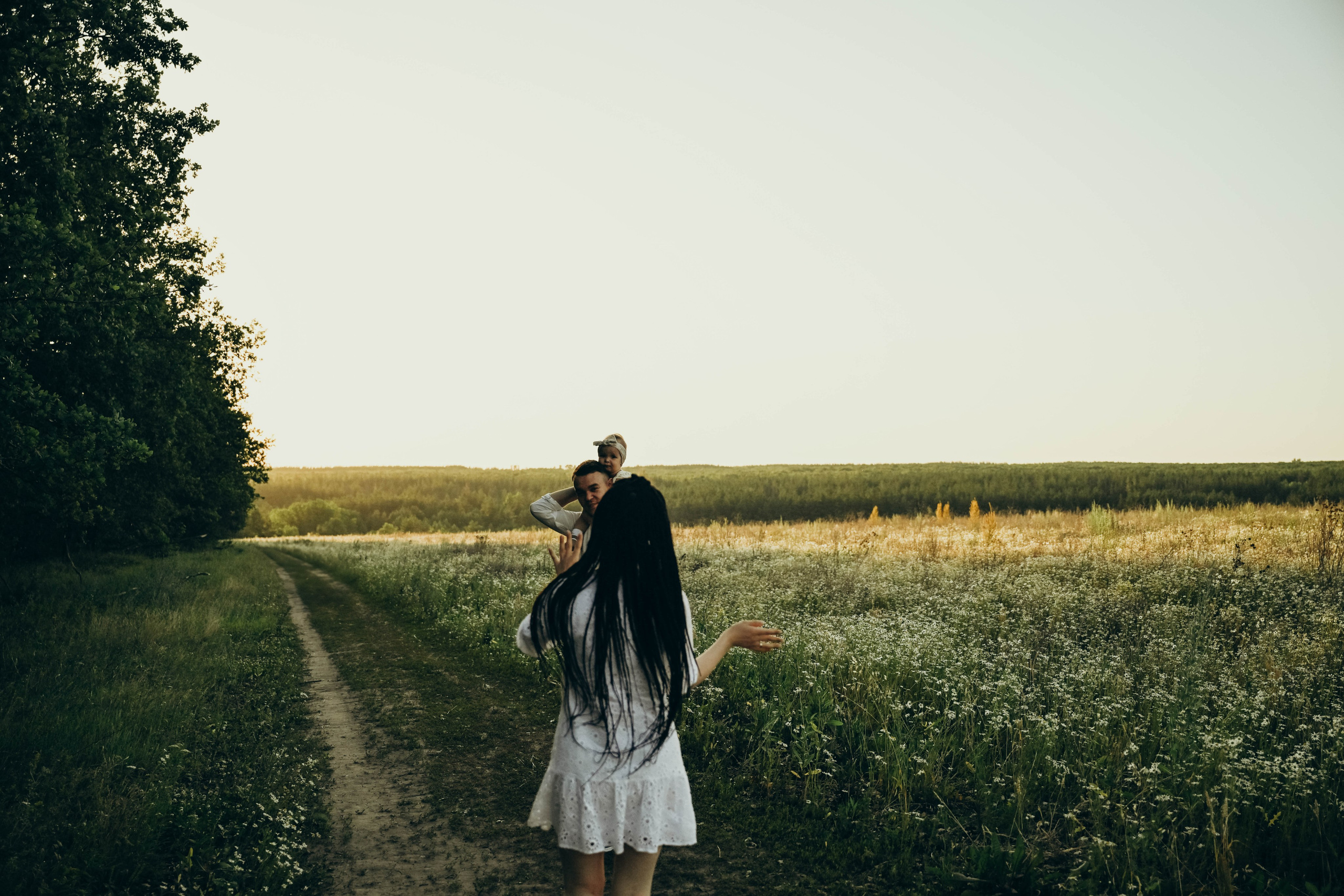 Ромашковое поле. Семейный фотограф в Москве Люберцах Ирина Вронская