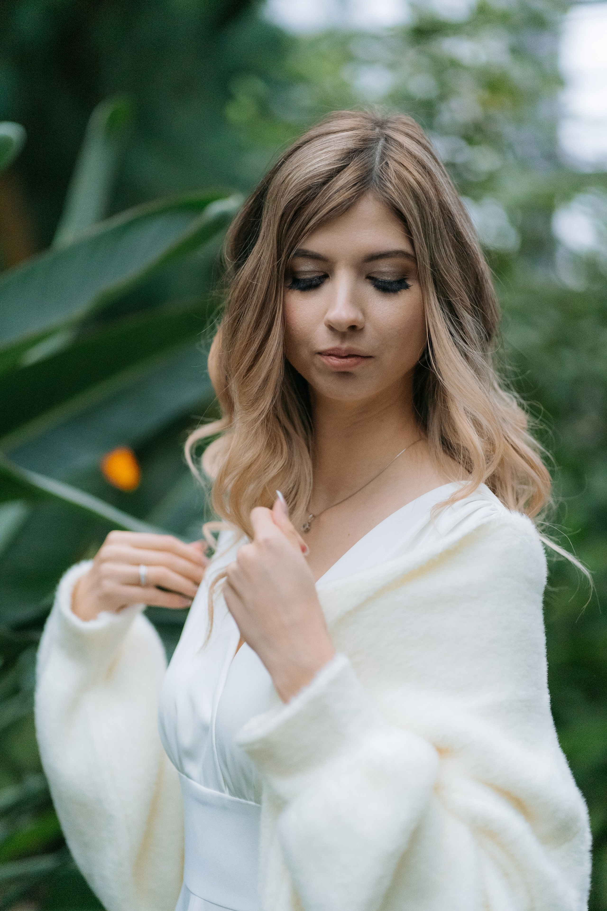 Свадебная фотосессия в оранжерее, Москва. Свадебный фотограф в Москве Анна Полушина