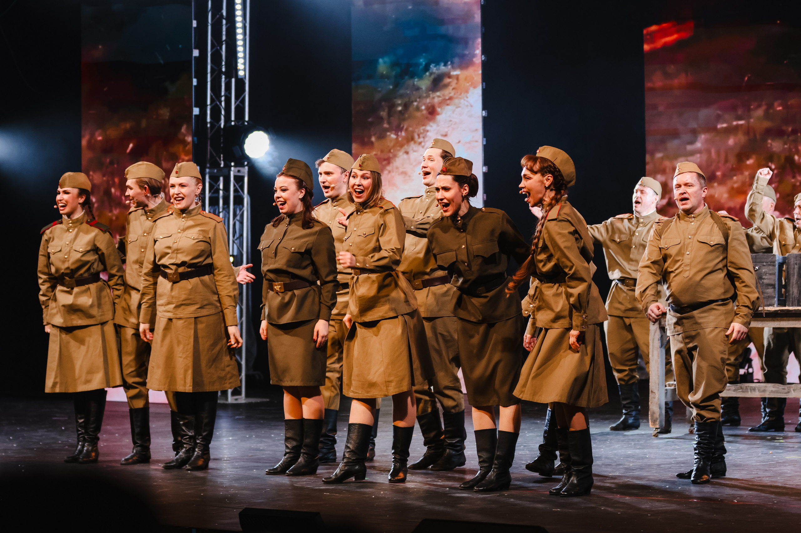 Василий Теркин, театр «Русская песня». Фотограф Ольга Махалова — Санкт-Петербург, Москва, Нижний Новгород