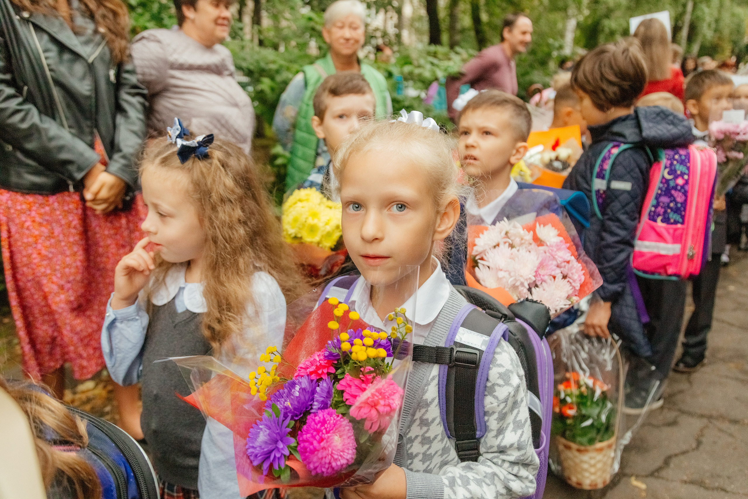 1 сентября, 1 класс. Семейный фотограф Любовь Саркеева