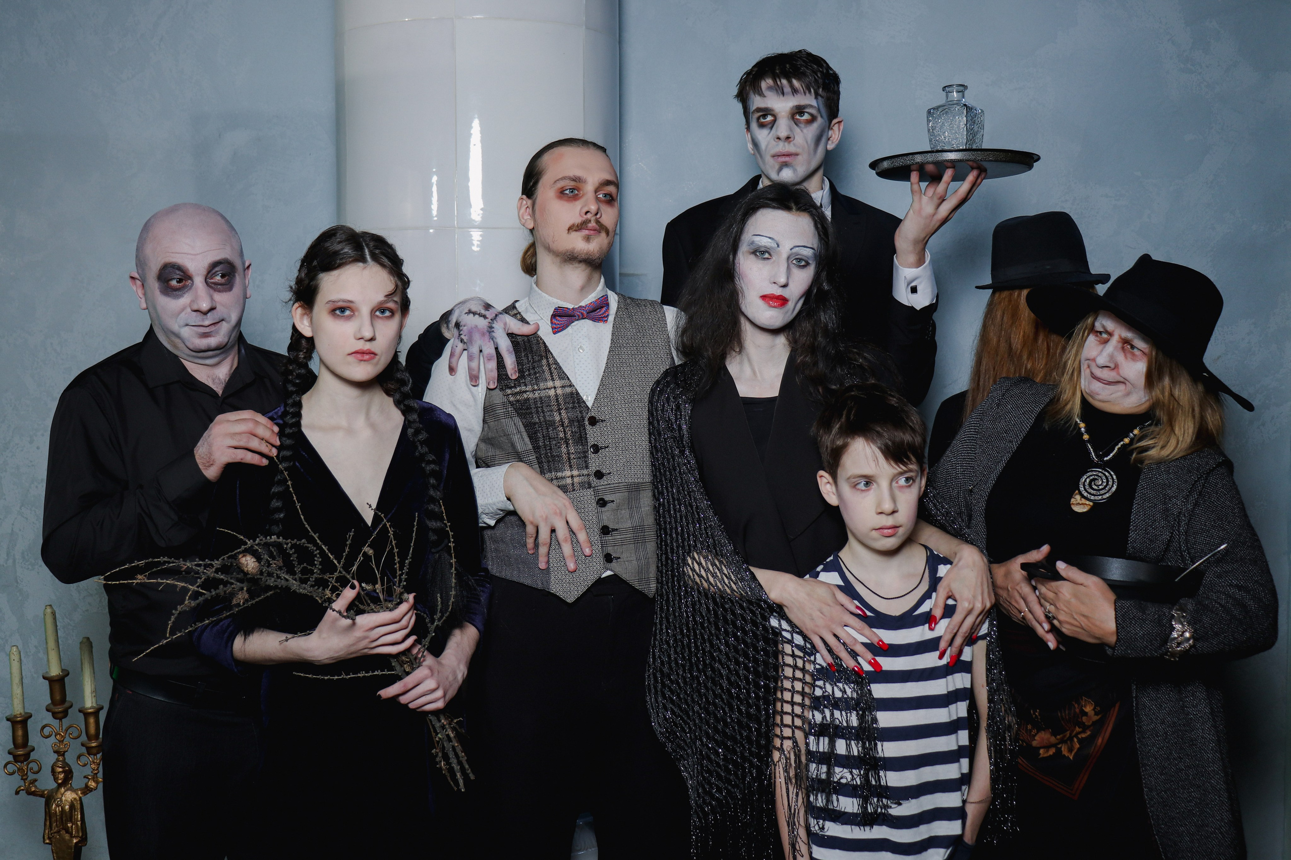 «Семейка Аддамс» (фотосет в стиле фильма). Ивентный фотограф в Санкт-Петербурге Олег Комков