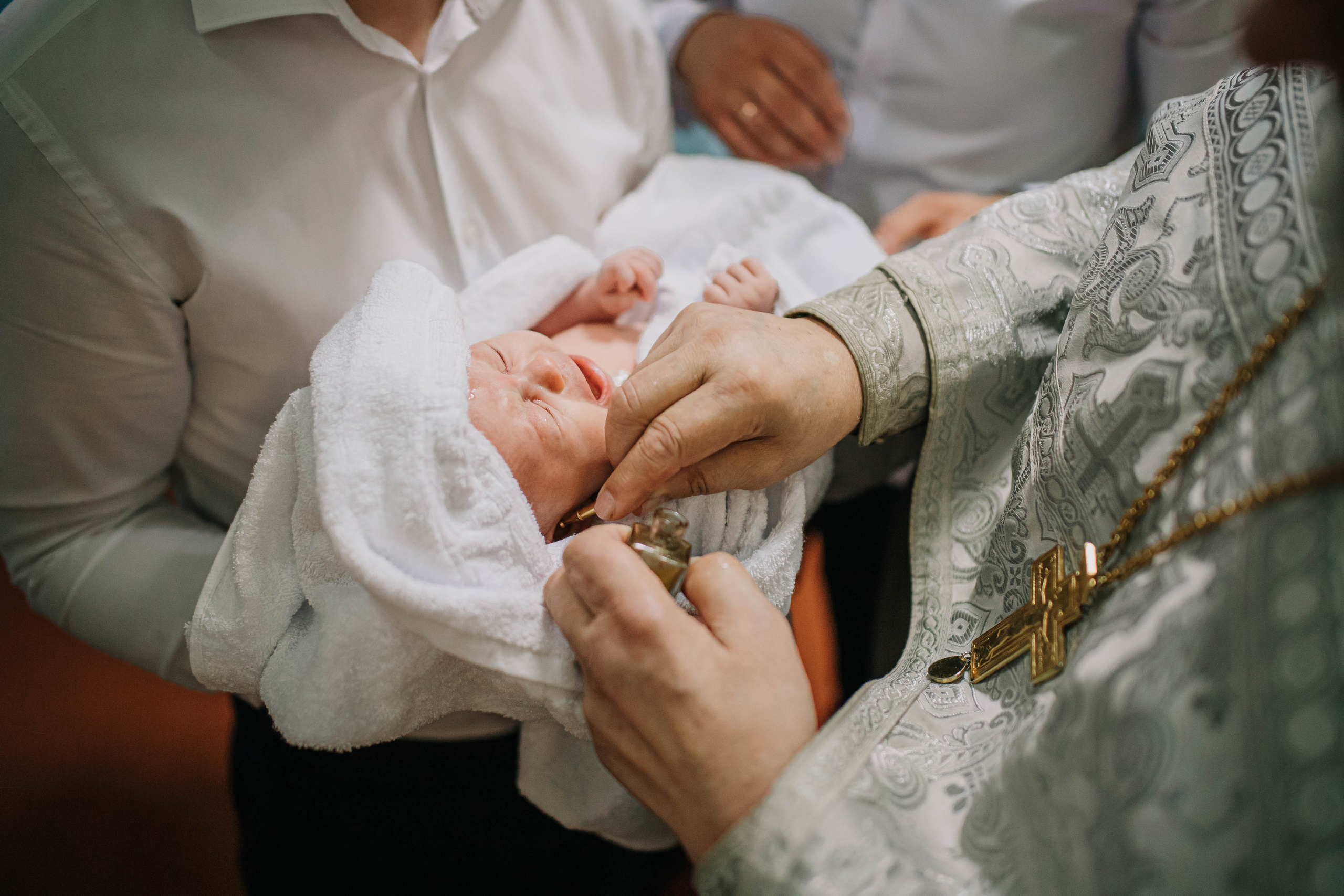 Крещение Кирилла. Фотограф Дарья Маташкова