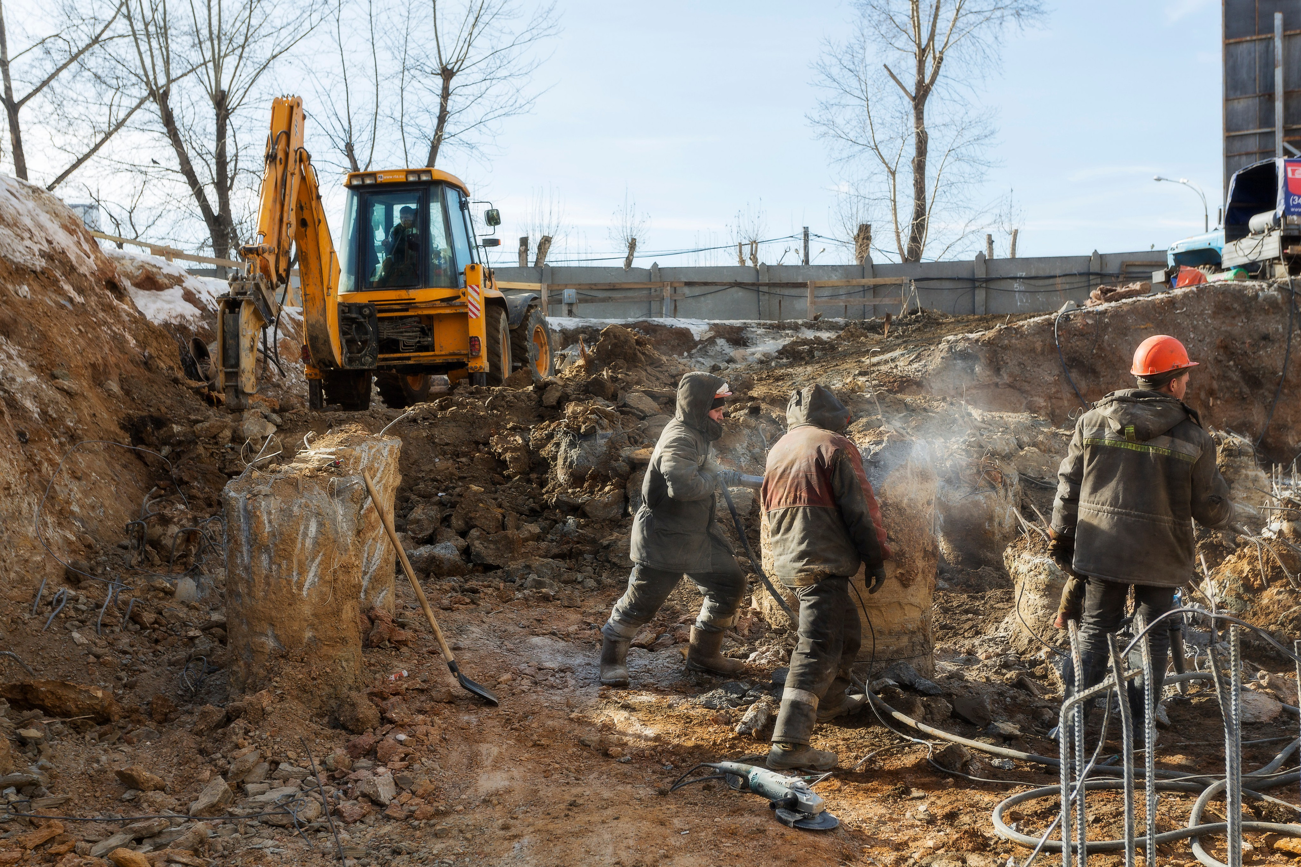 Строительство. Фотограф Алексей Зарецкий