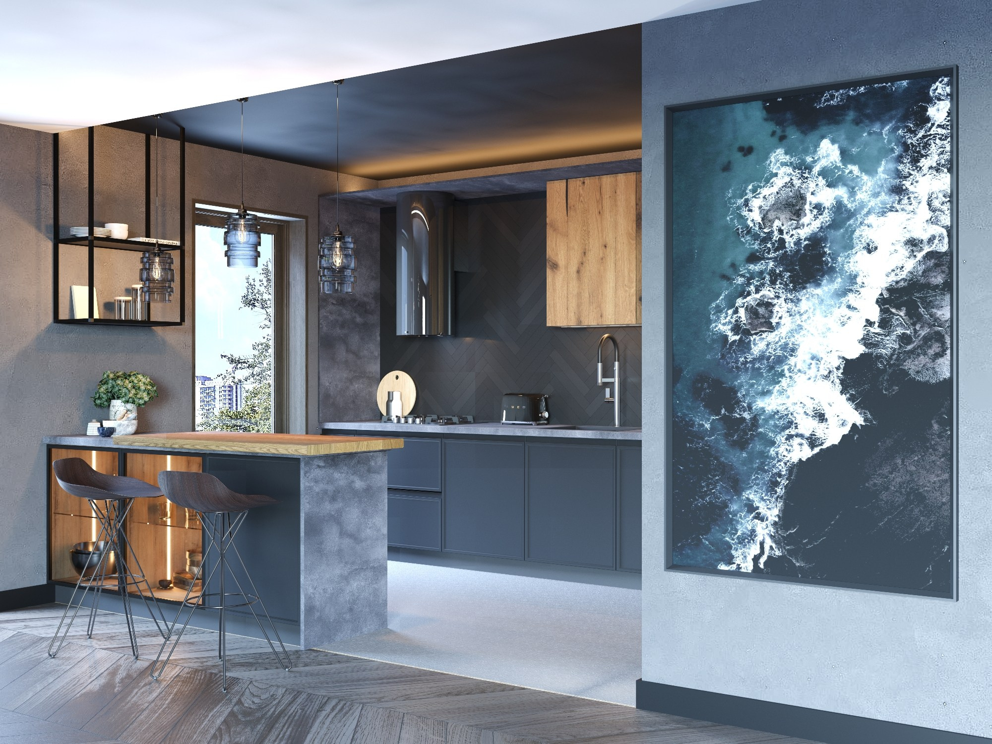 Визуализация кухни. Главная