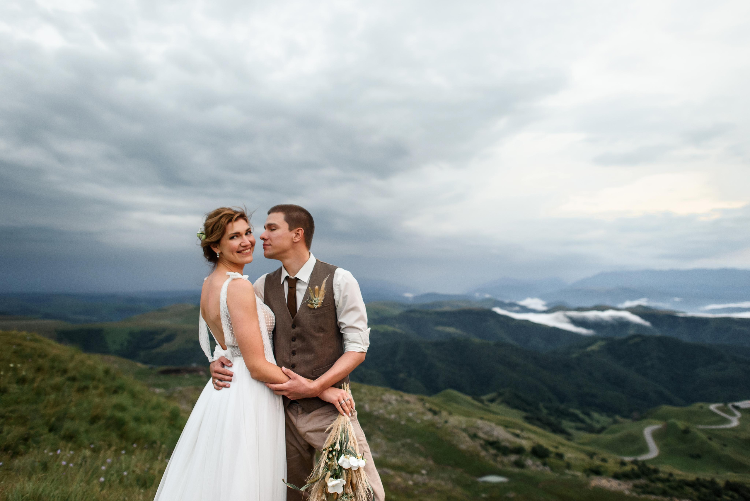 Свадебный день в горах (10.08.2020). Свадебный и travel фотограф в Волгограде, Сочи, Домбае, Европе