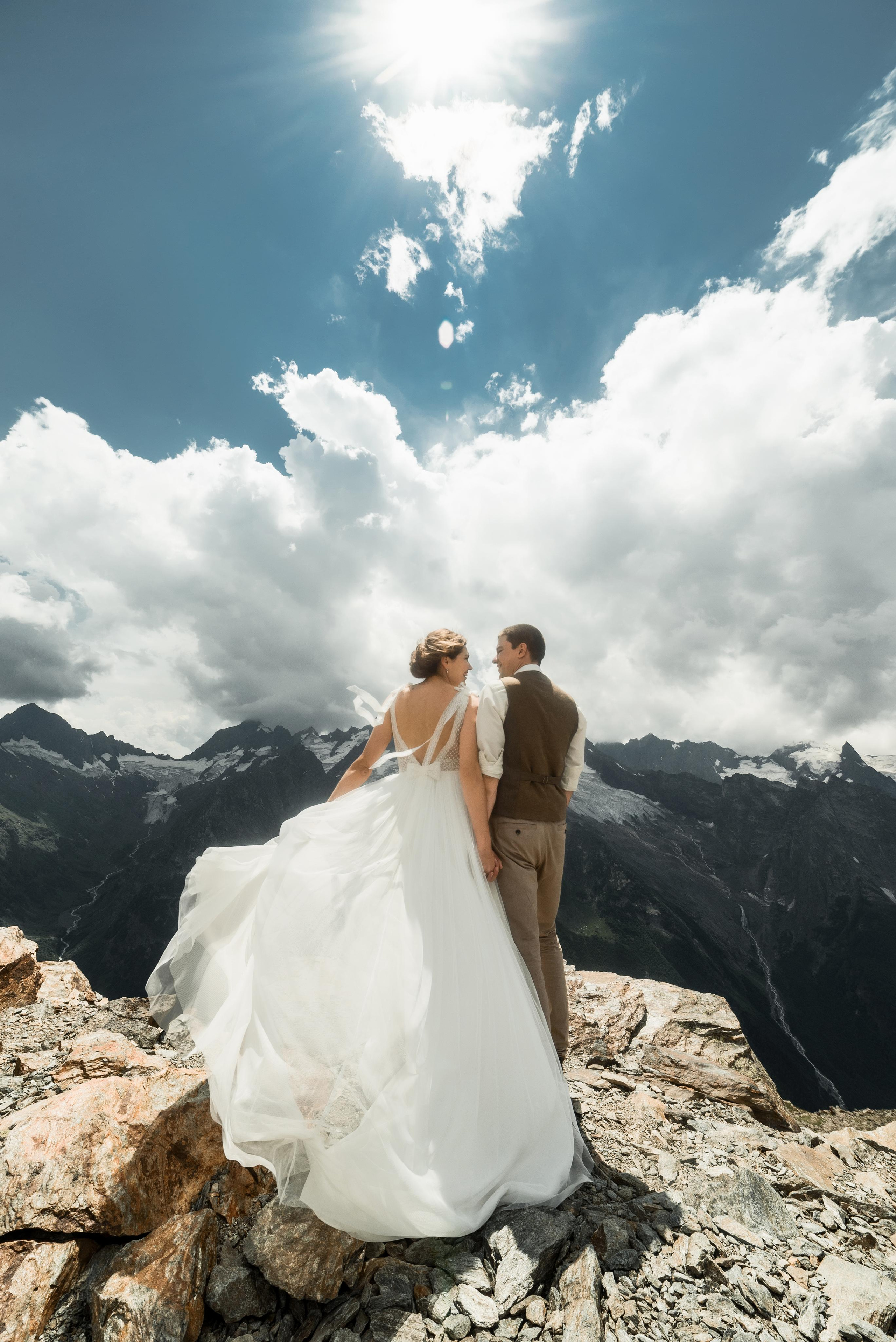 Свадебный день в горах (10.08.2020). Свадебный и travel фотограф в Волгограде, Сочи, Домбае, Европе