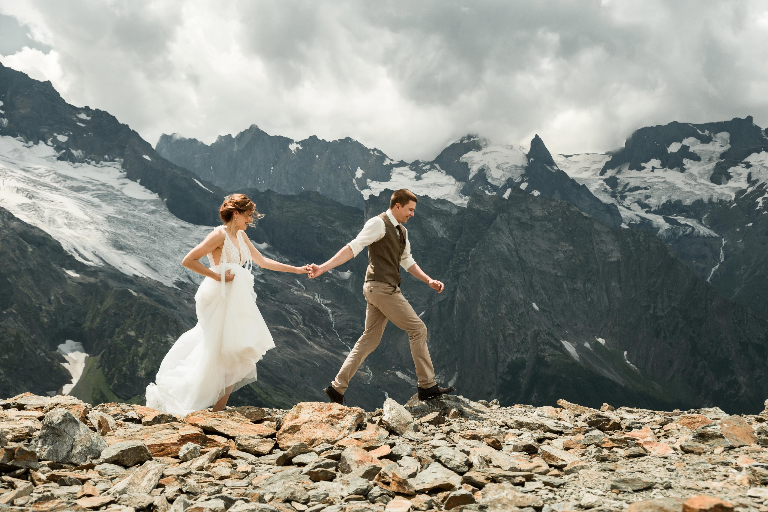 Свадебный день в горах (10.08.2020). Свадебный и travel фотограф в Волгограде, Сочи, Домбае, Европе