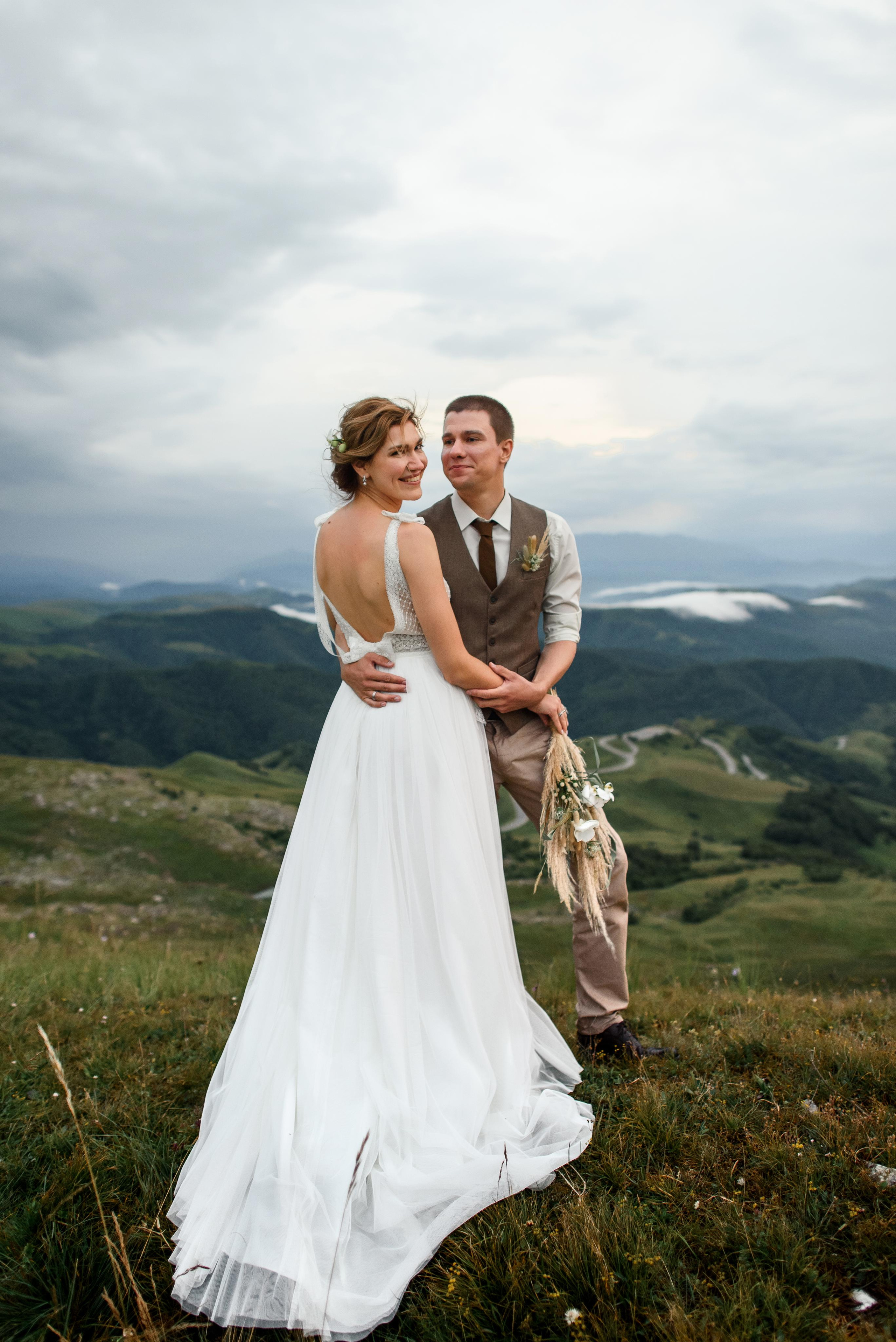 Свадебный день в горах (10.08.2020). Свадебный и travel фотограф в Волгограде, Сочи, Домбае, Европе