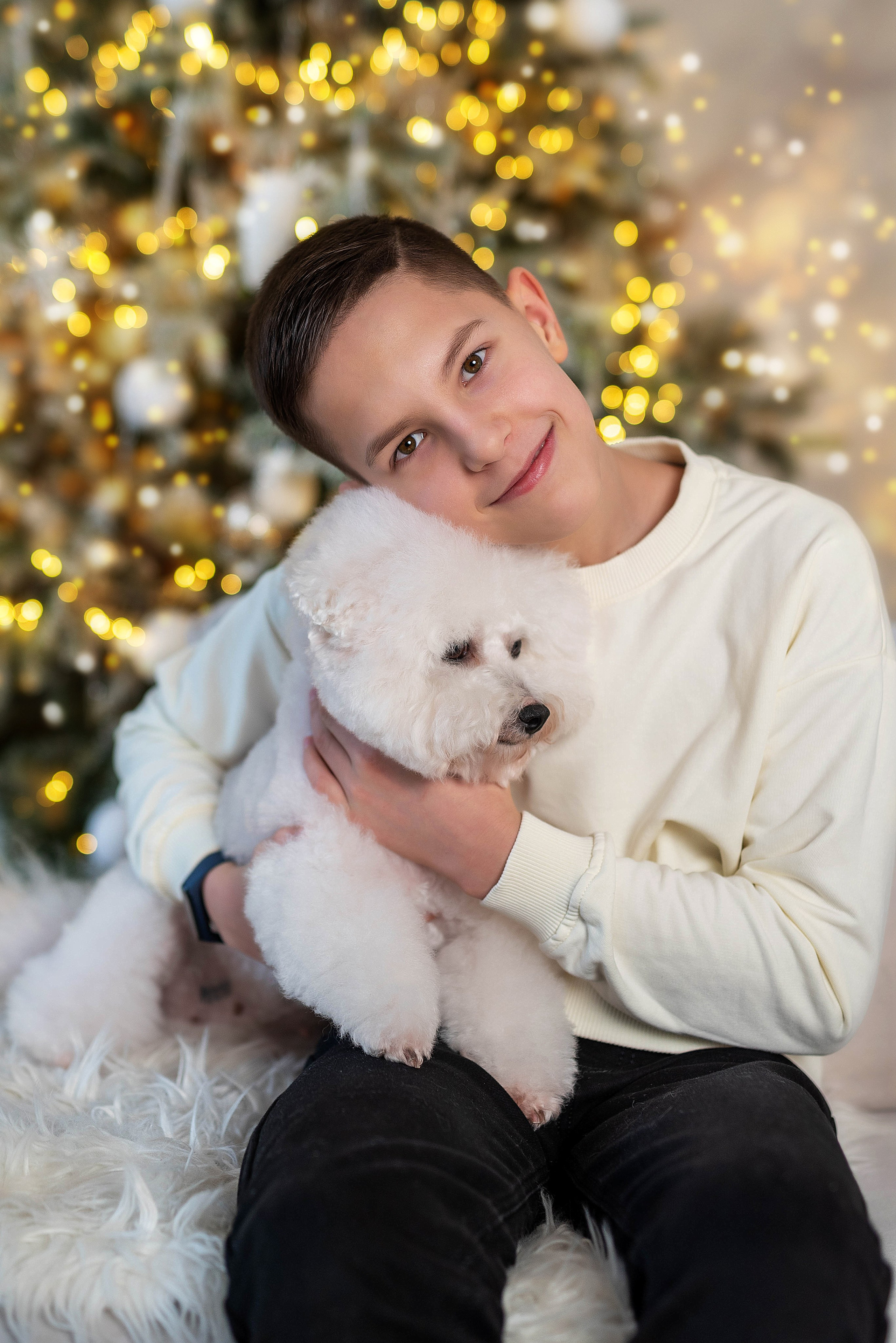 Фотосессия с бишонами. Семейный, детский фотограф в Воронеже Анна Никитина