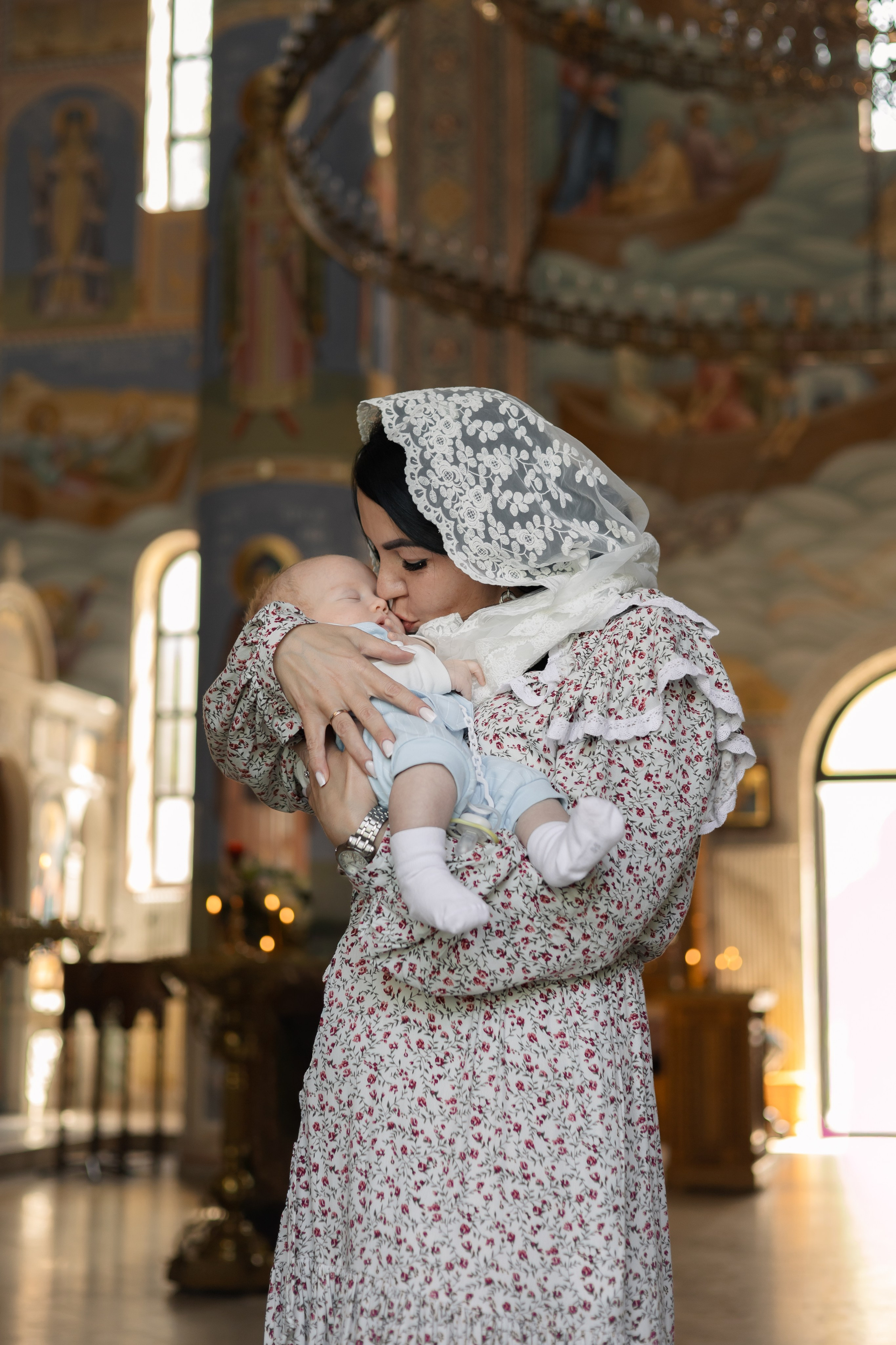 Крещение Степана. Семейный фотограф в Одинцово и Москве Эдита Власян