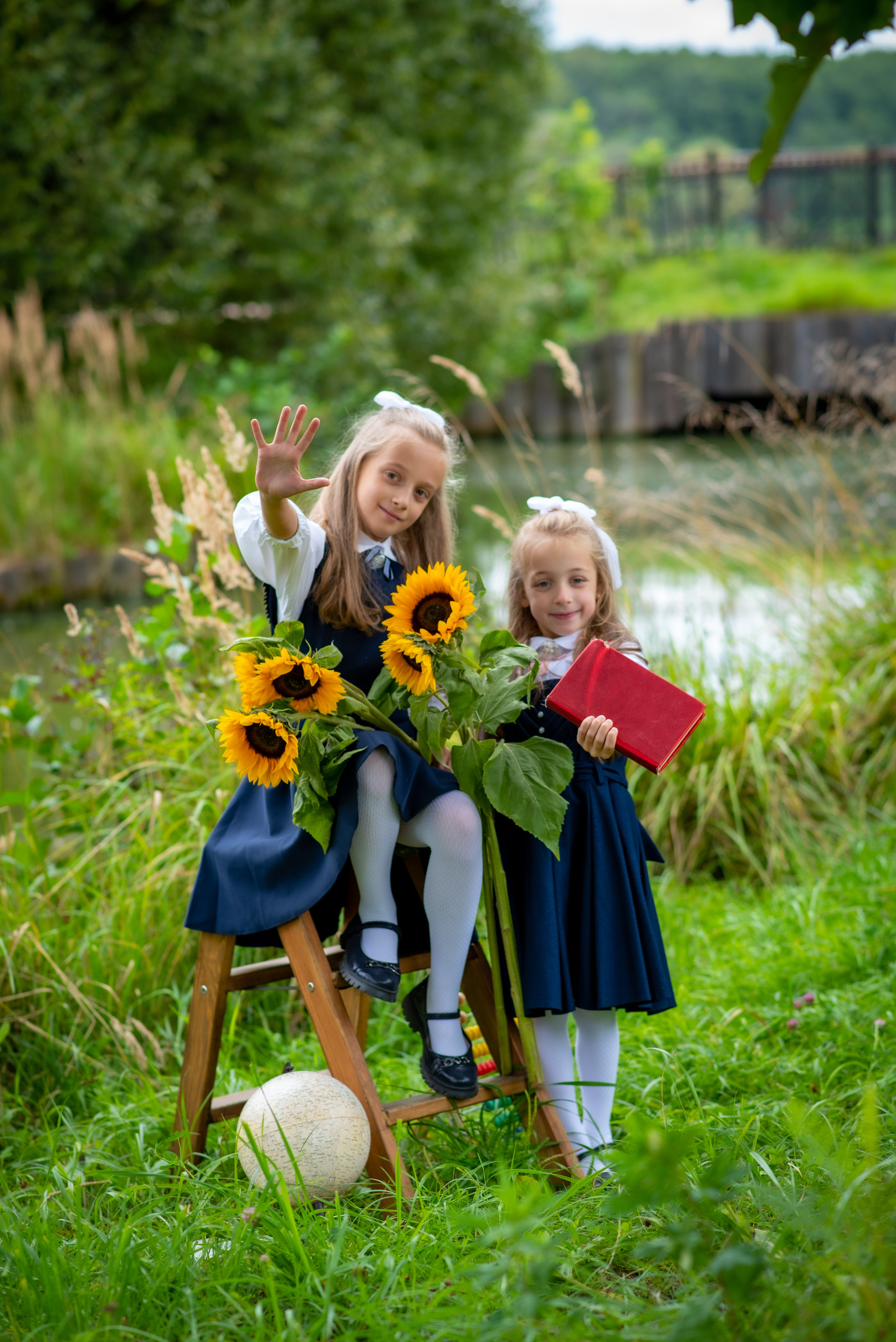 Фотосессия на школьном дворе. Семейный и детский фотограф в Москве Роксана Давлятерова