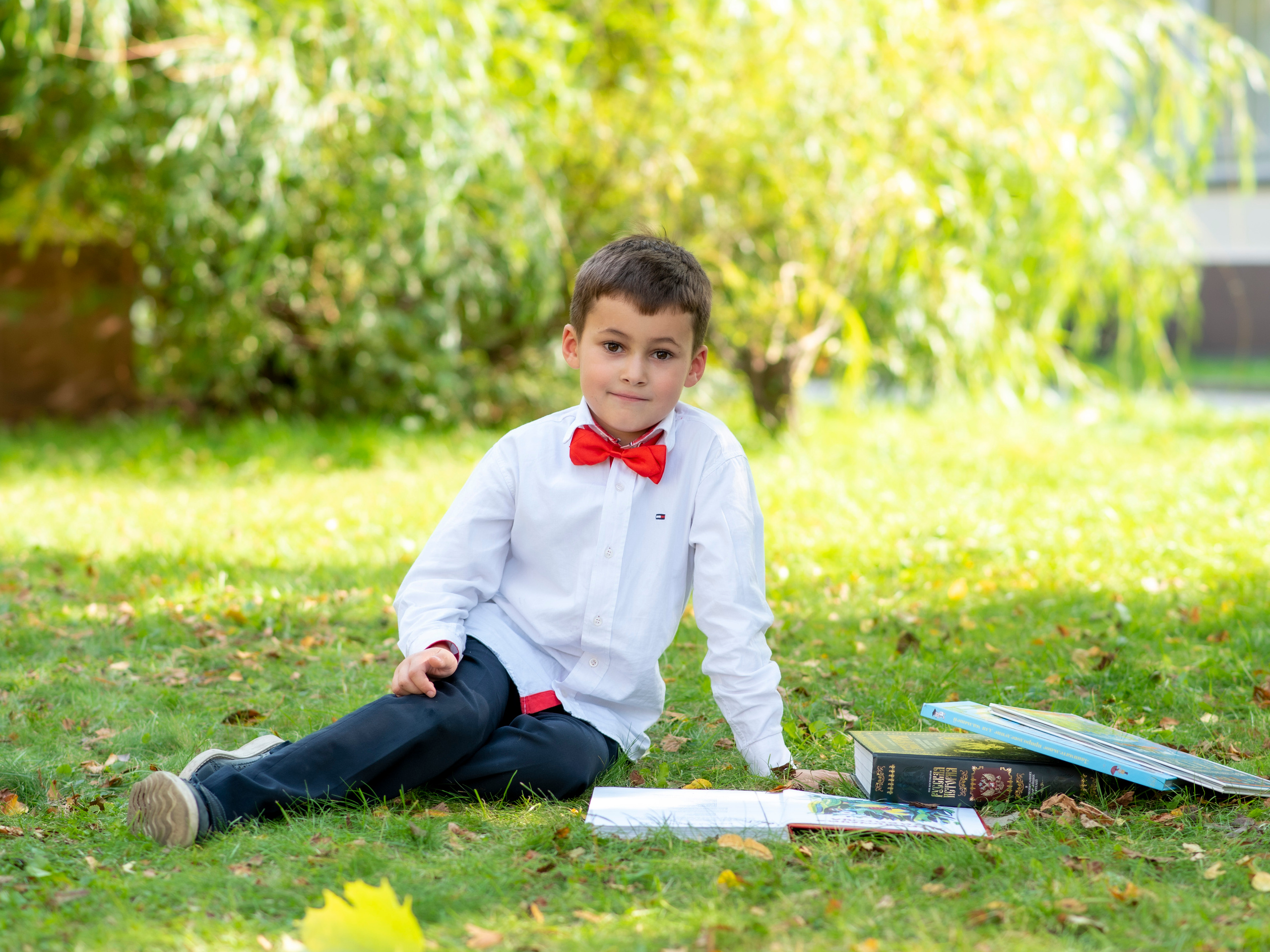 Фотосессия на школьном дворе. Семейный и детский фотограф в Москве Роксана Давлятерова