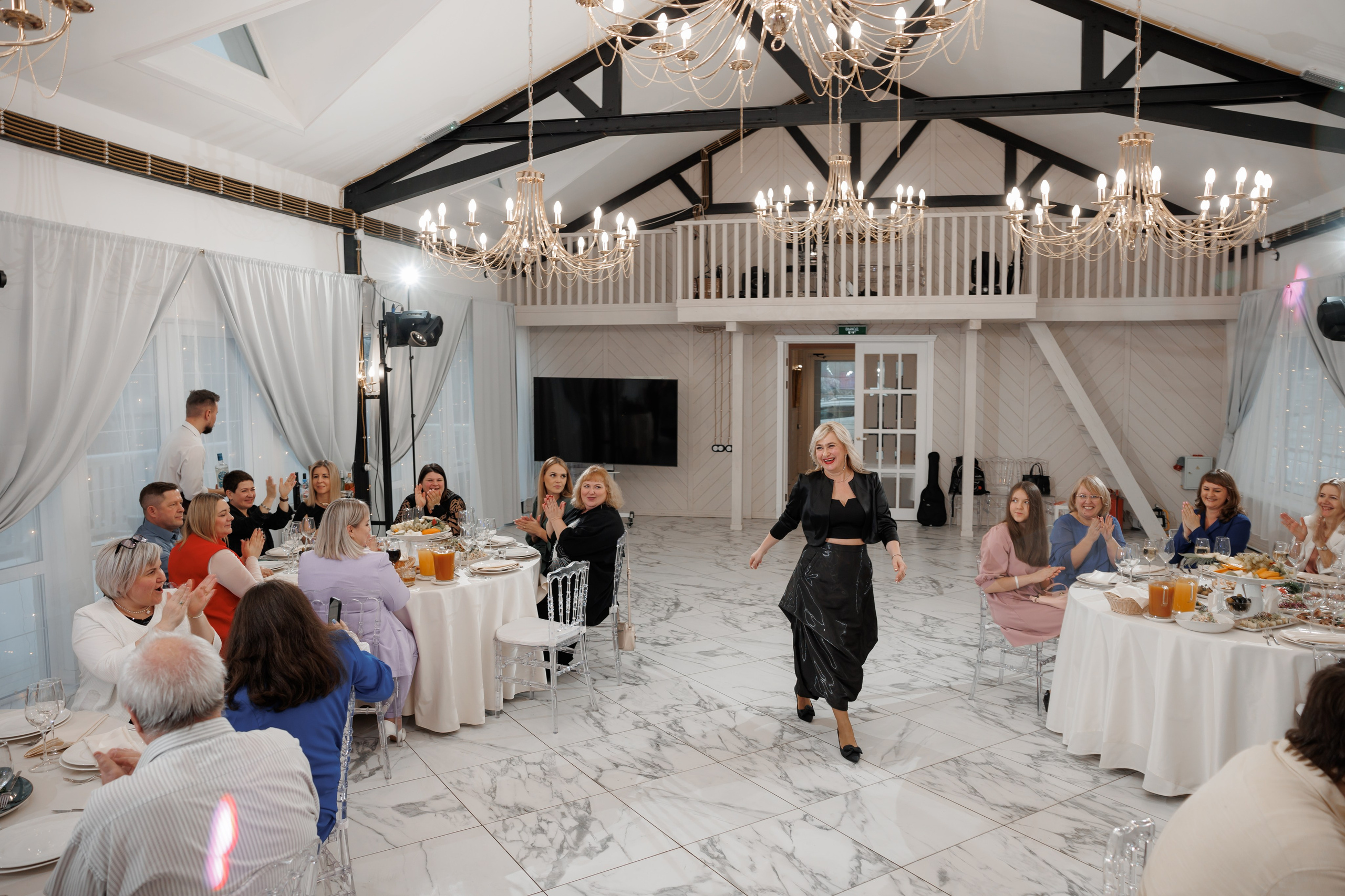 Юбилей, ресторан «Барский», усадьба «Гребнево». Свадебный и репортажный фотограф (Москва, Королев и другие)