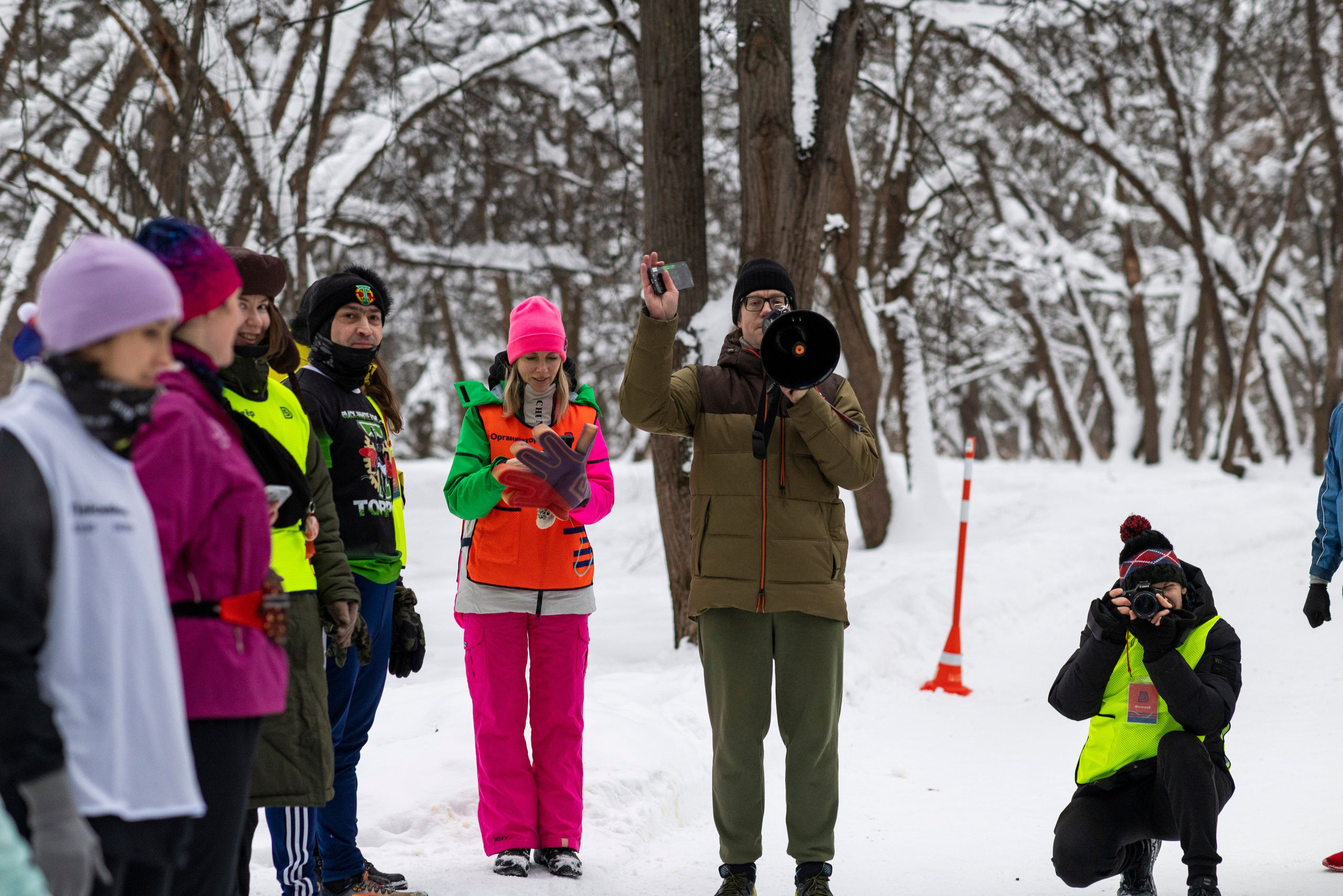 196 забег 5 вёрст в Тушино, 17.01.26. Фотограф Сергей Ловкий