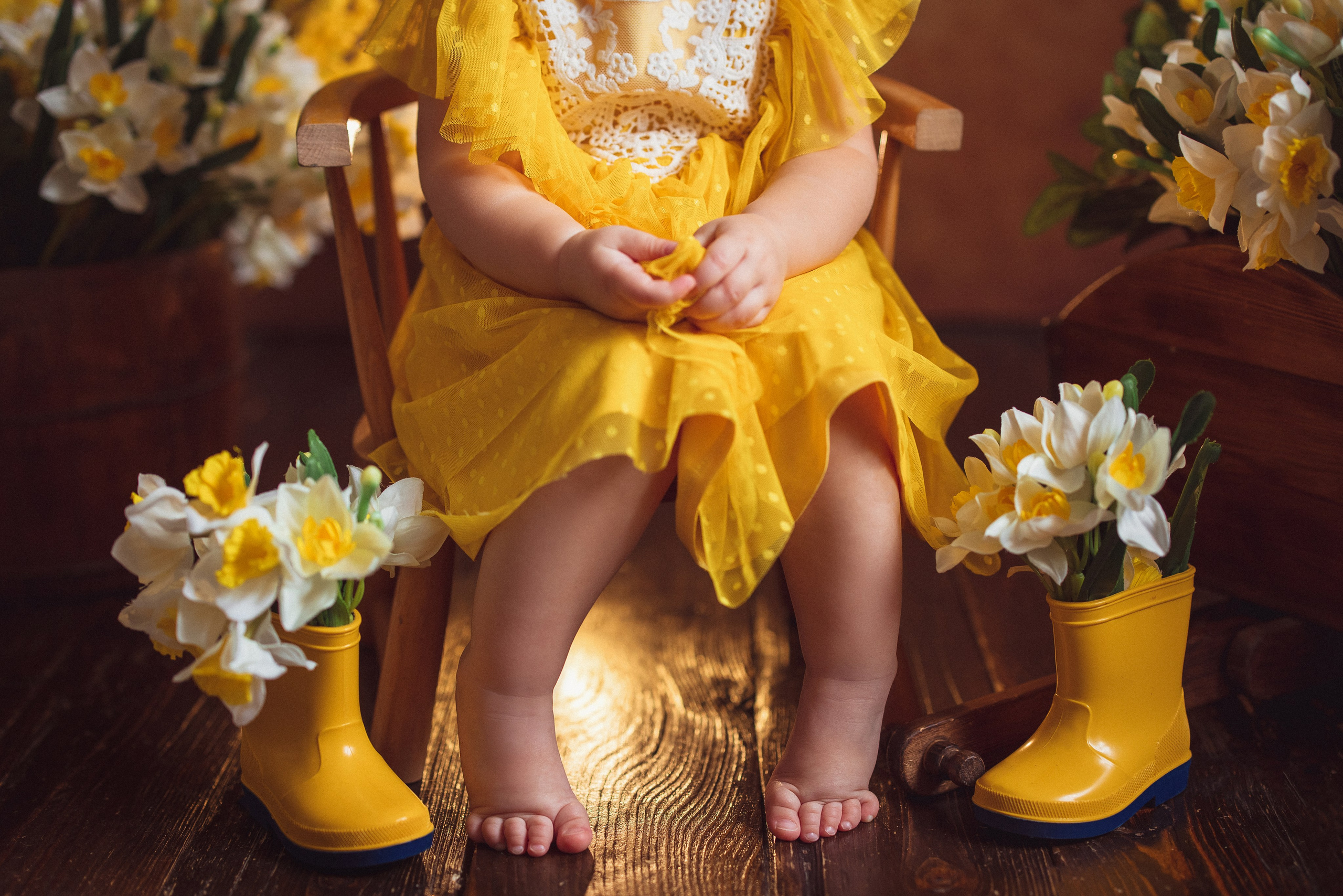 Детская фотосессия к 8 марта в фотостудии г. Краснодара. Семейный и детский фотограф в Краснодаре Анна Трашкова