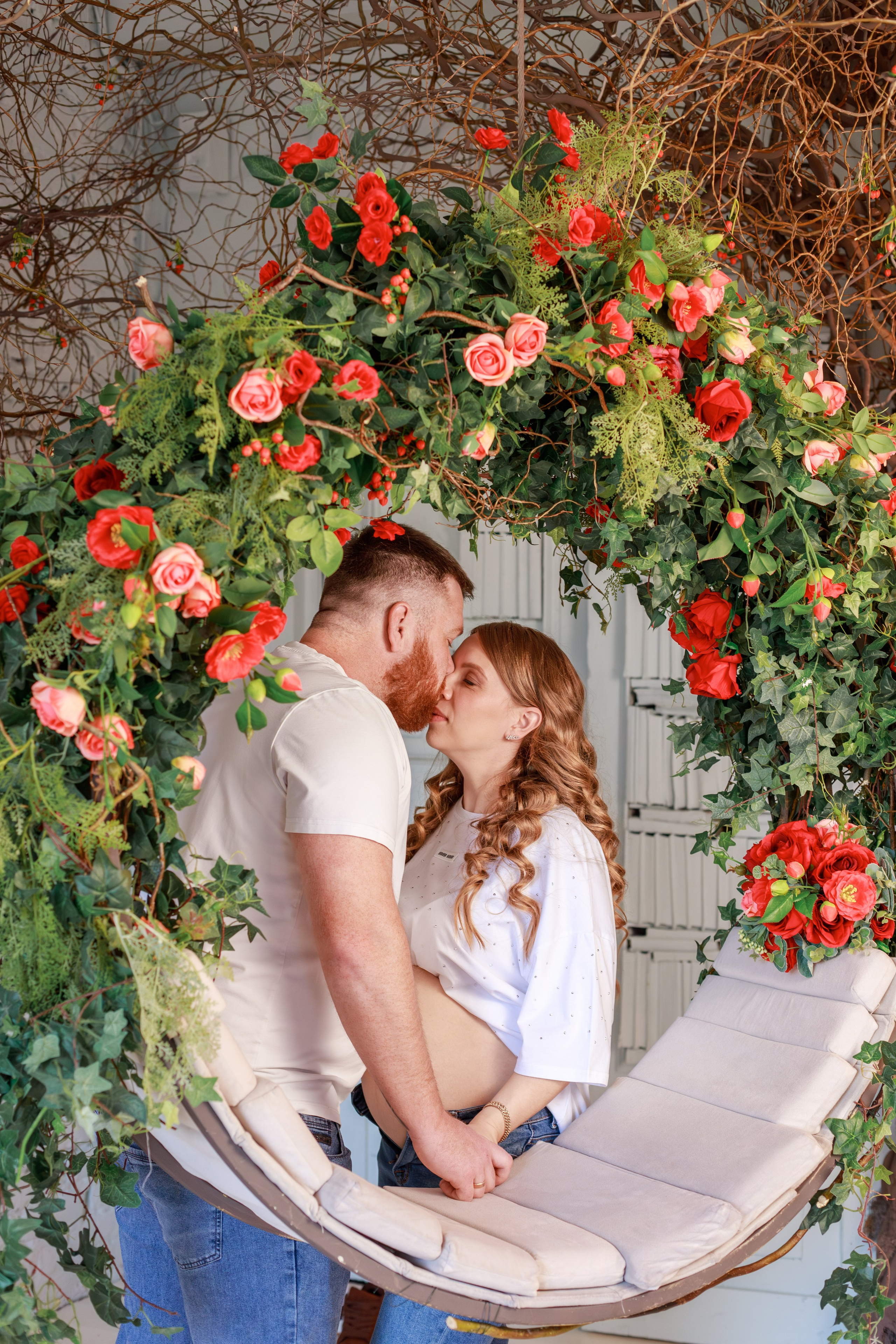 Дарья и Иван в студии Alice. Семейный и детский фотограф в Краснодаре Ирина Лаврецкая