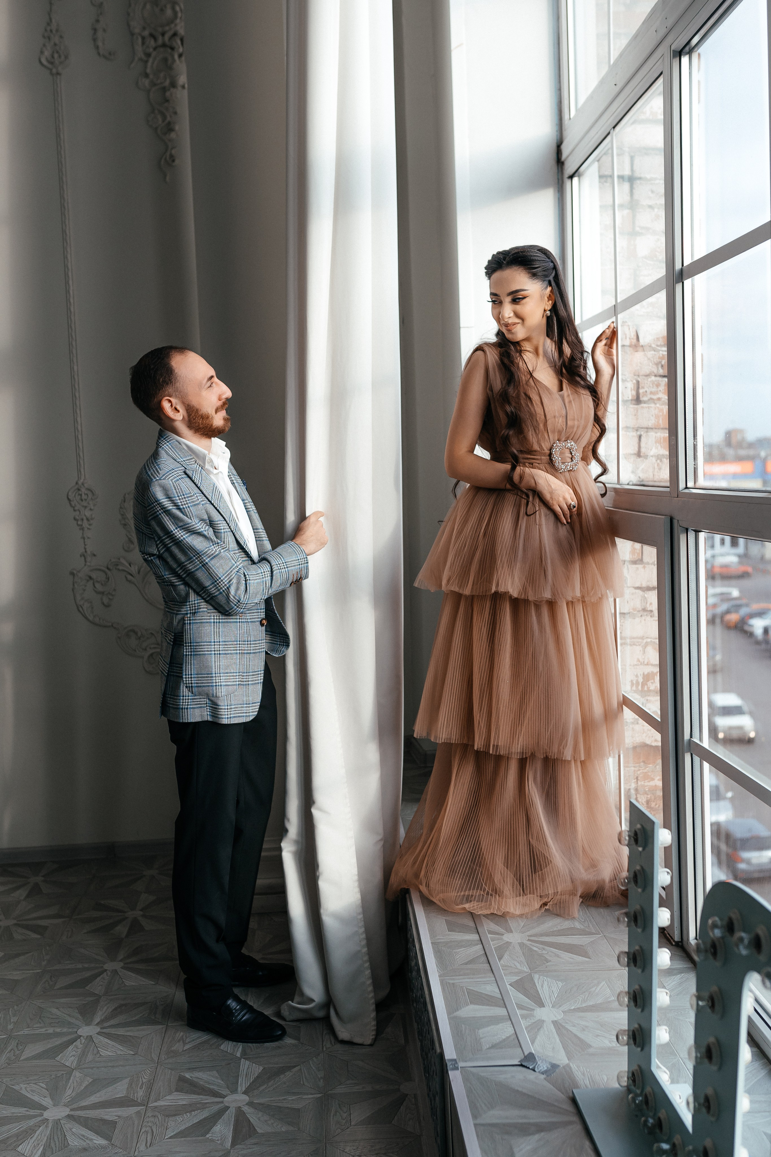 Свадебная фотосессия в студии. Фотограф Ким Наталья в Красноярске