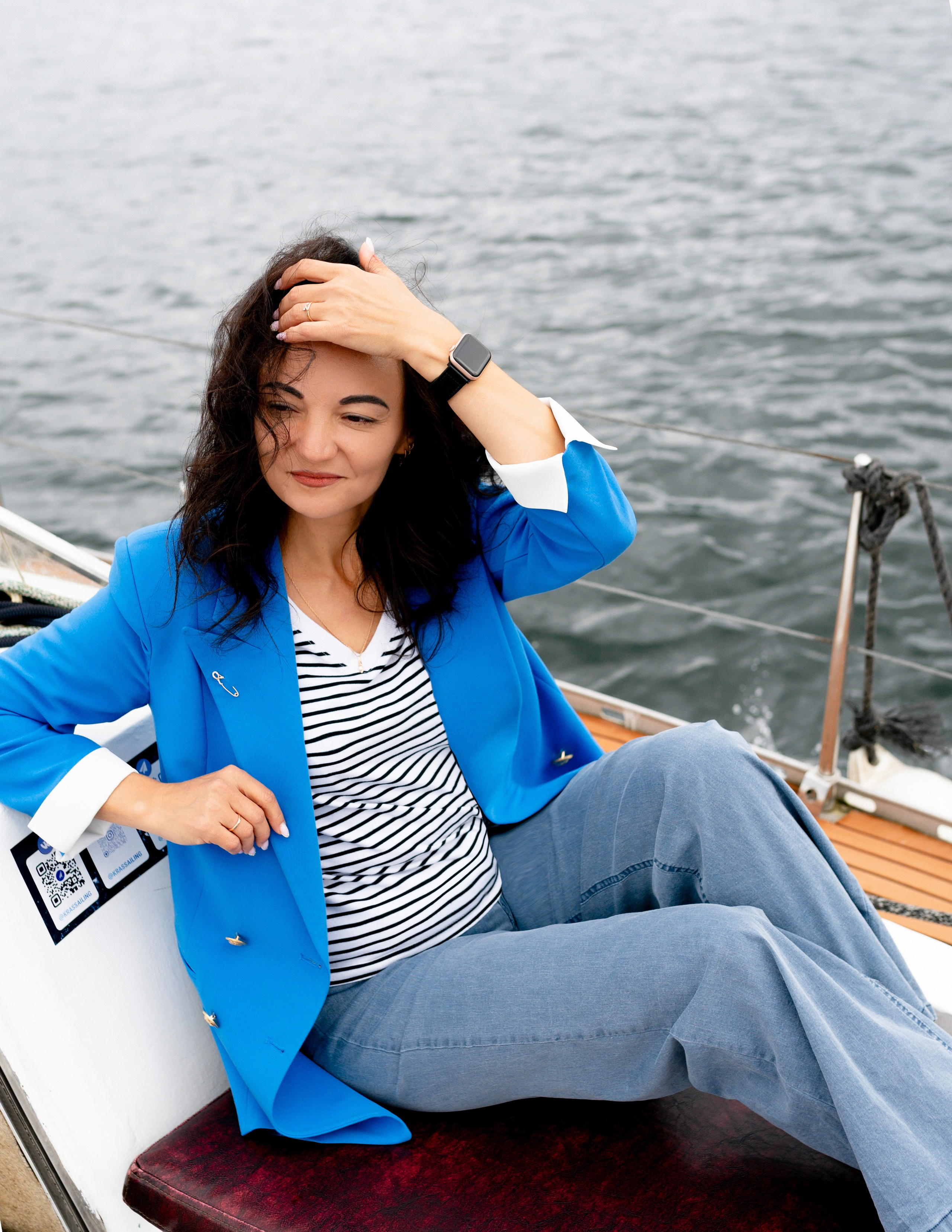 Фотосессия на природе на яхте. Фотограф Ким Наталья в Красноярске