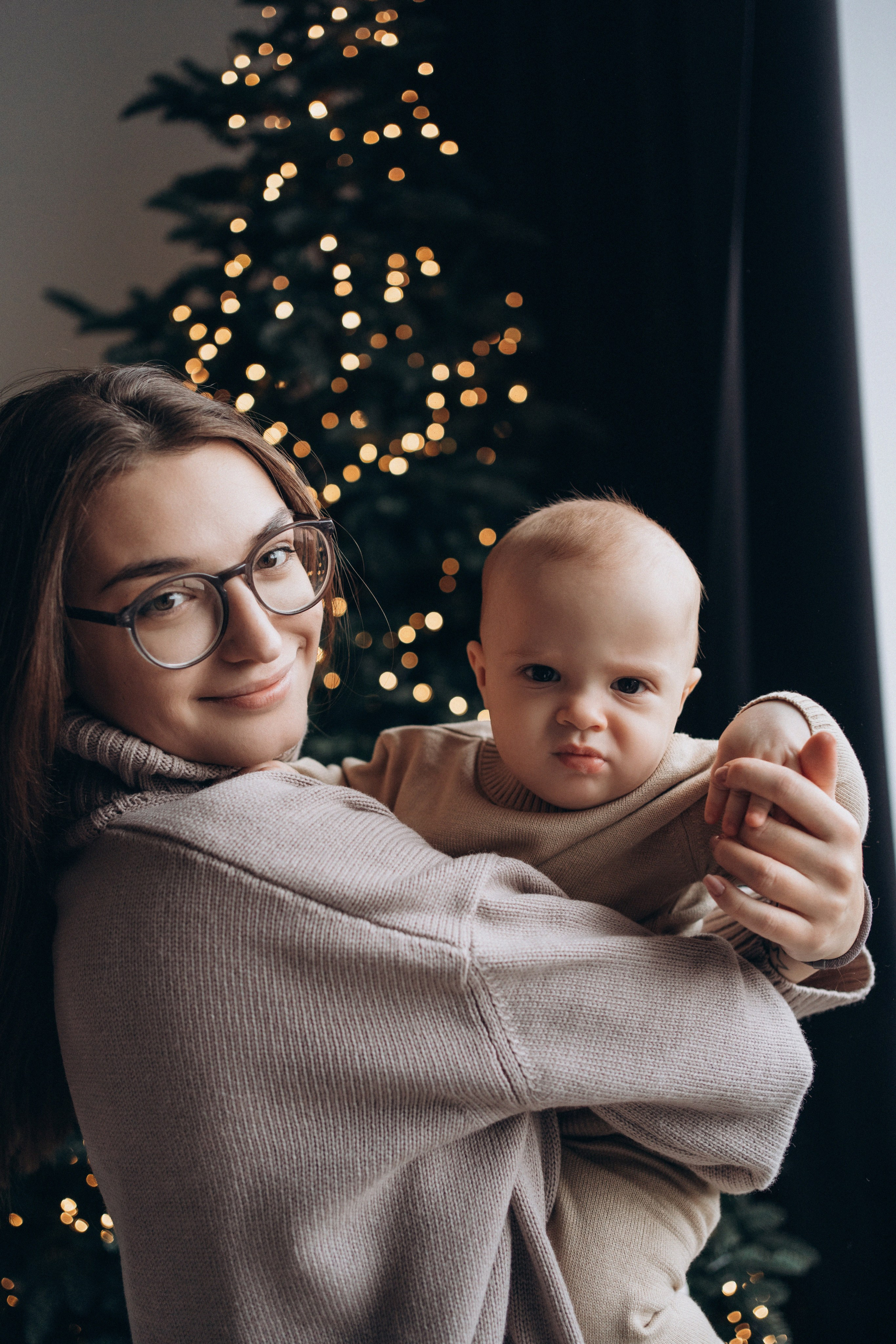 Рождественская история. Фотограф новорожденных и малышей до года в Москве Анастасия Соколова