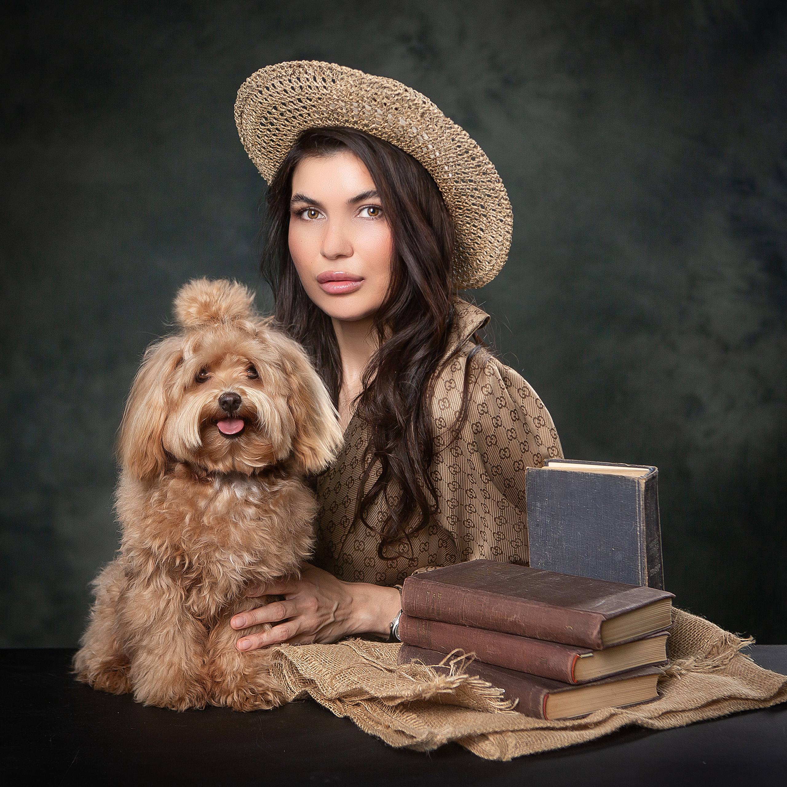 Дама с собачкой. Фотограф Мария Кольцова