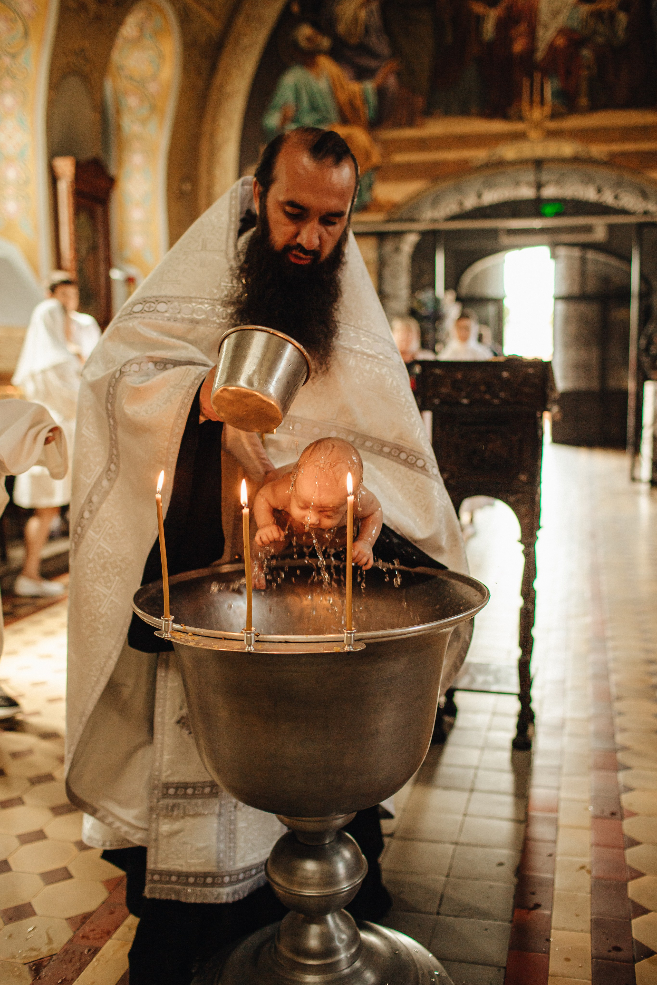 Крещение Анастасии. Семейный фотограф в Москве и Московской области Лазутина Валентина